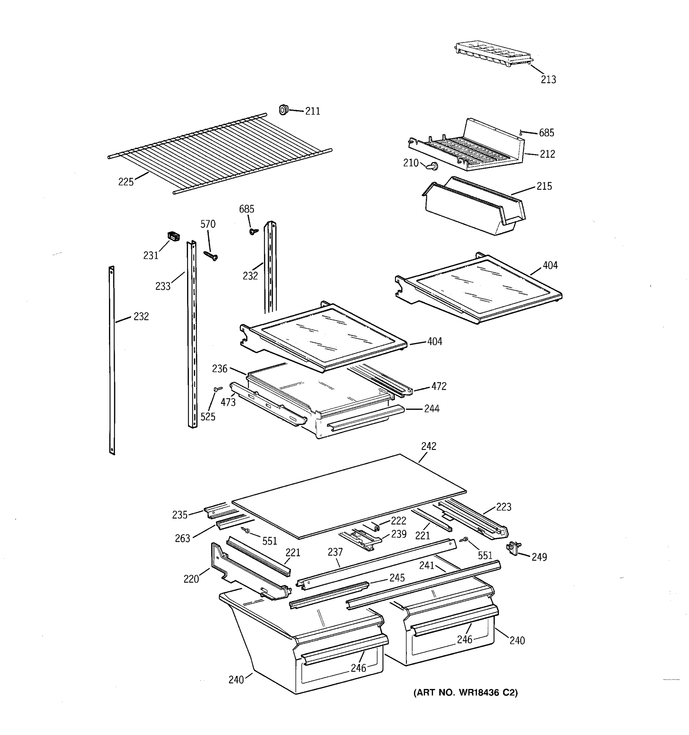 SHELF PARTS