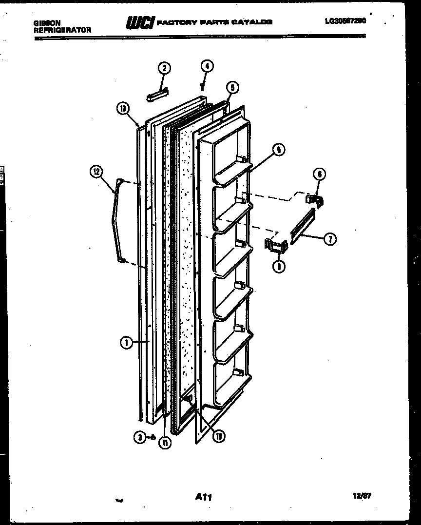 02 - FREEZER DOOR PARTS