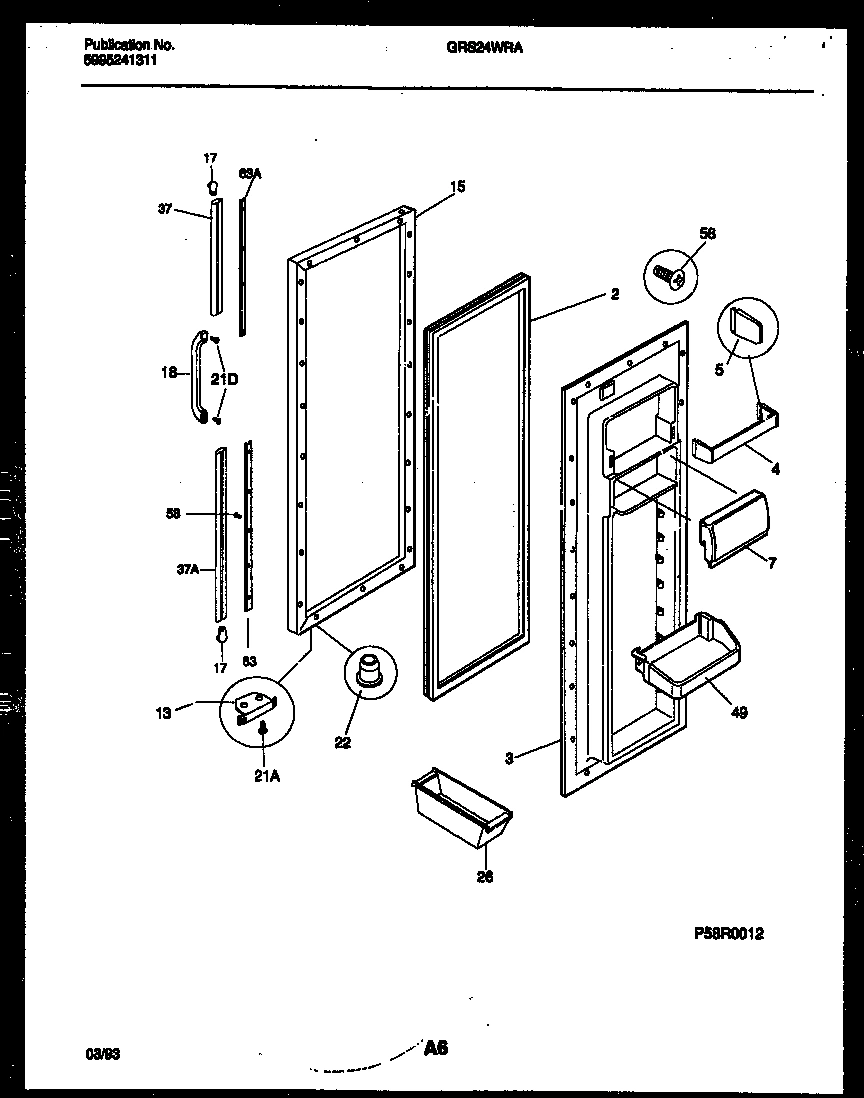 04 - REFRIGERATOR DOOR PARTS