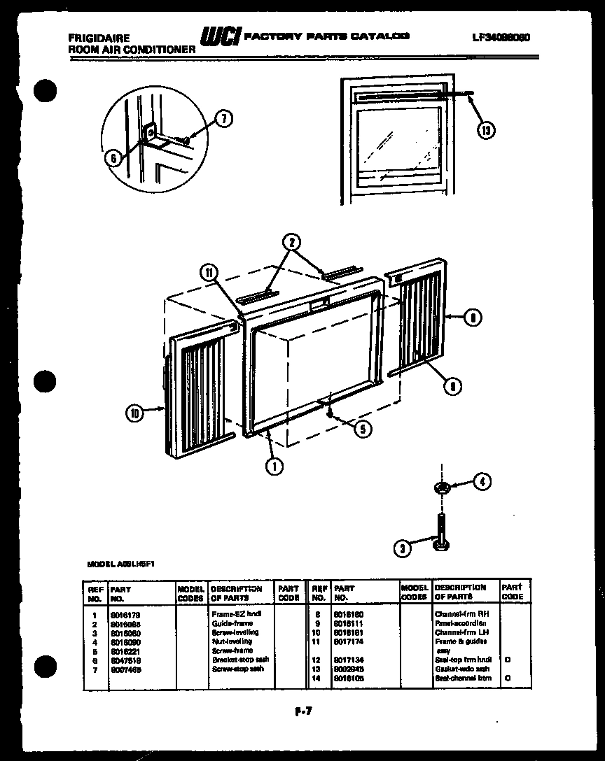 07 - WINDOW MOUNTING PARTS