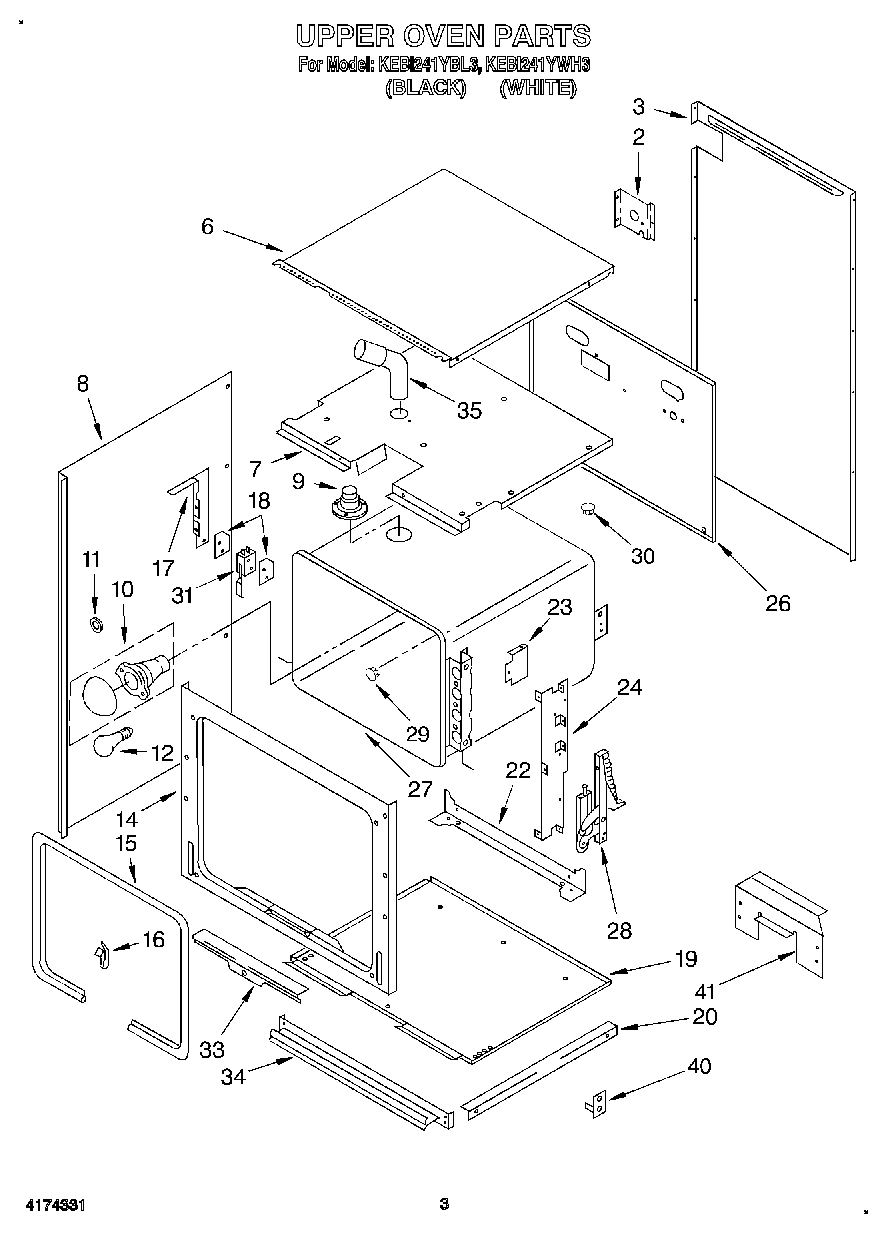 03 - UPPER OVEN, OPTIONAL