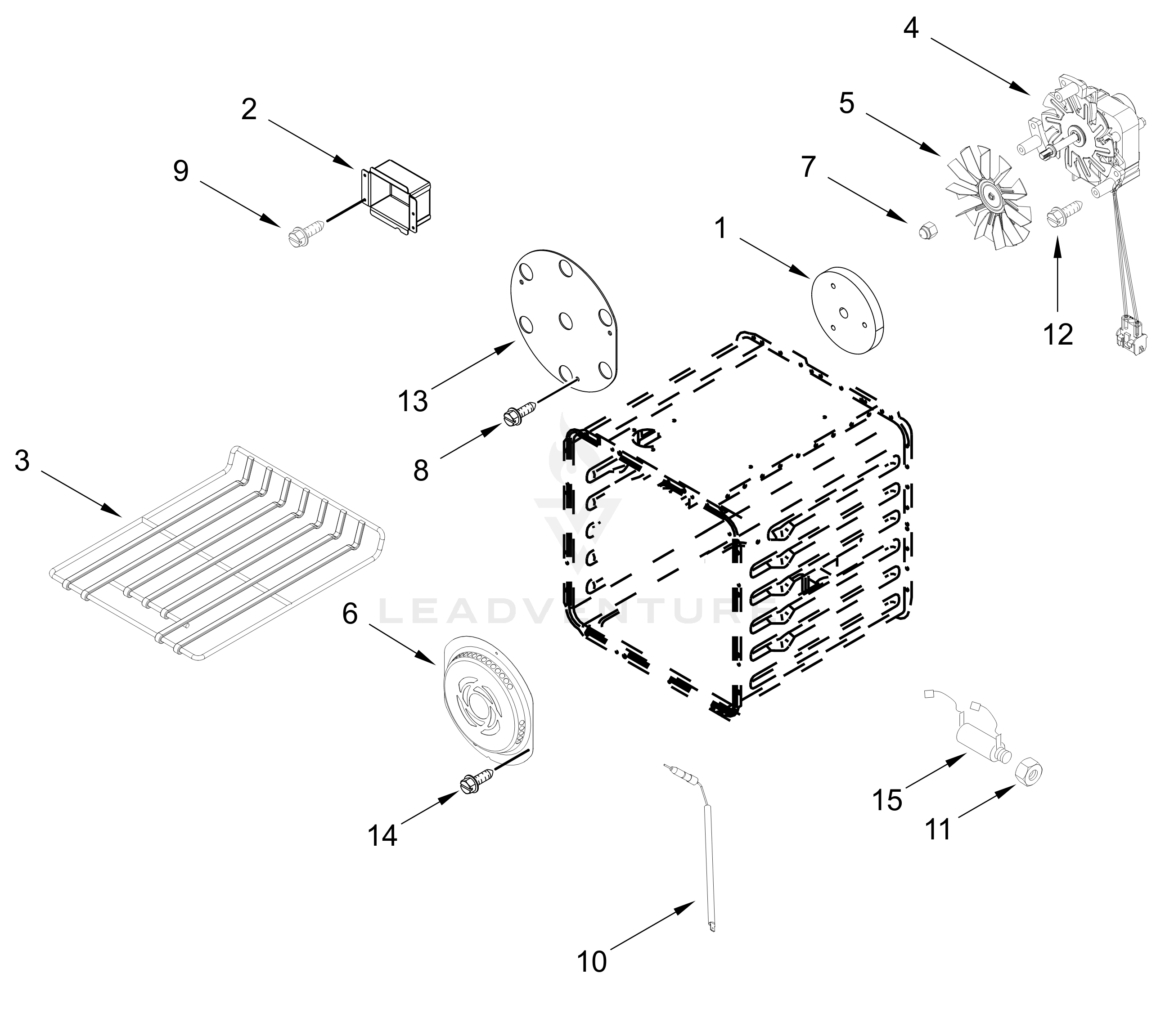 INTERNAL OVEN PARTS (18 In)