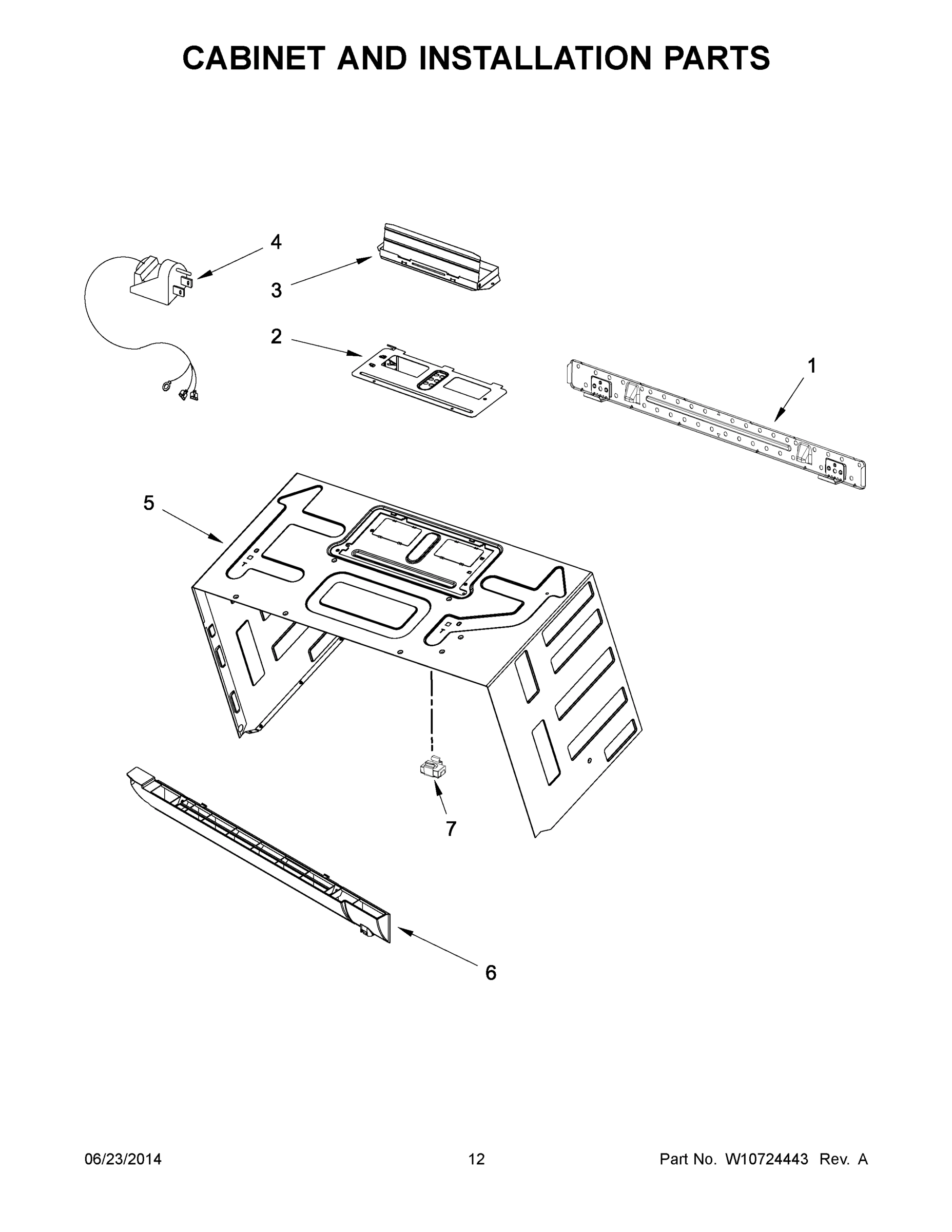 07 - CABINET AND INSTALLATION PARTS