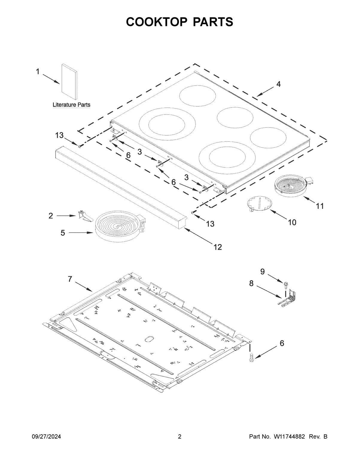 02 - COOKTOP PARTS