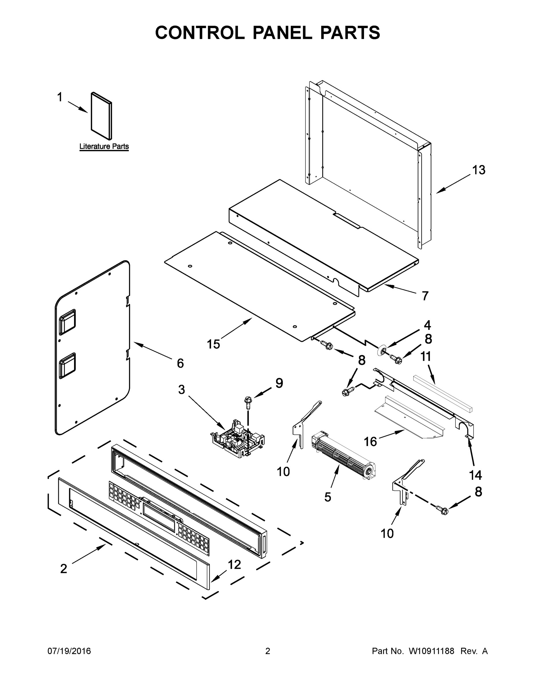 02 - CONTROL PANEL PARTS
