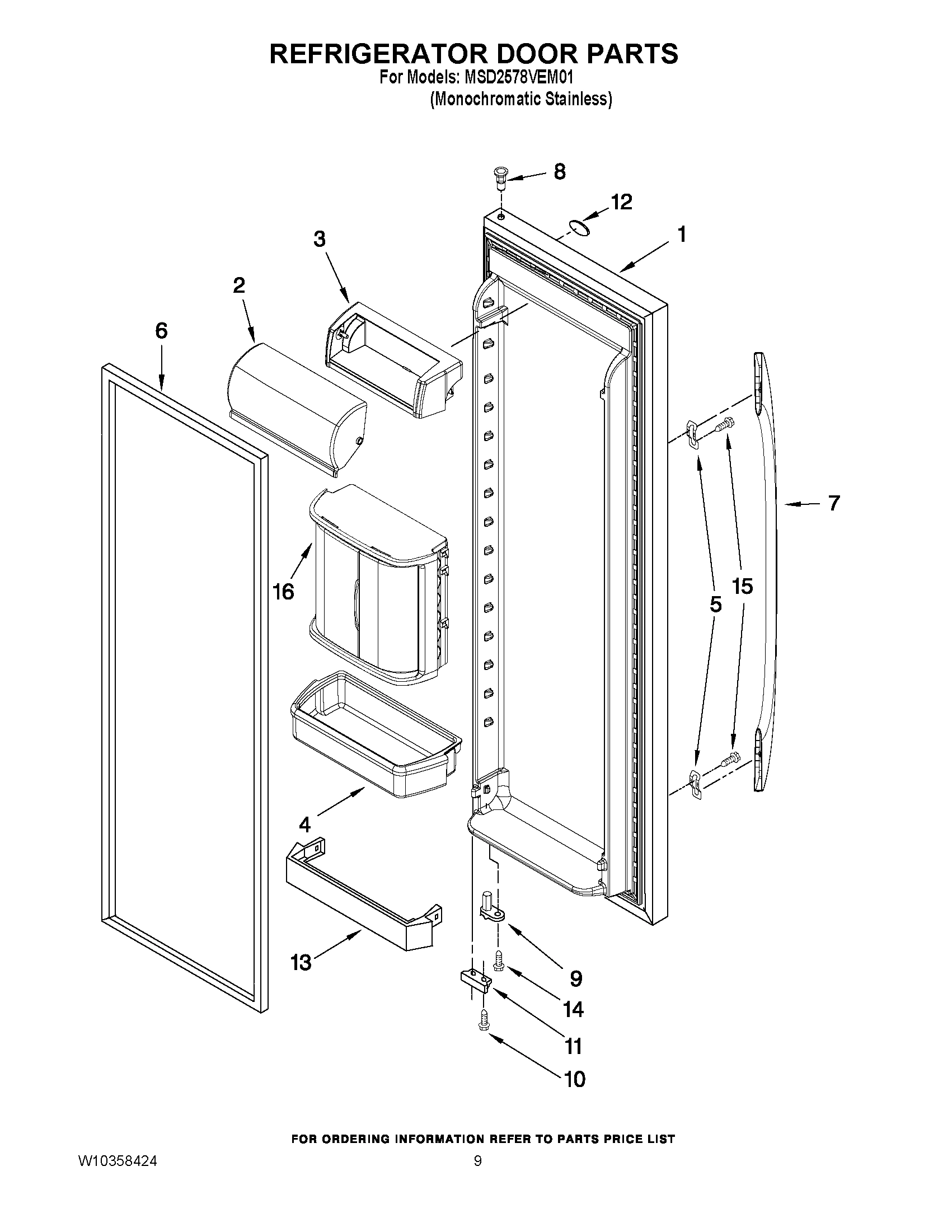 06 - REFRIGERATOR DOOR PARTS