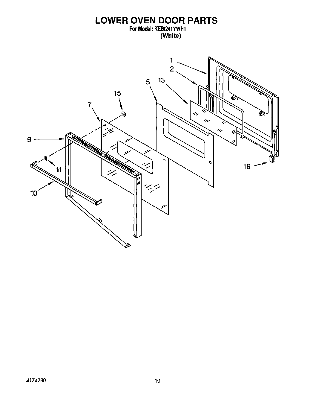 06 - LOWER OVEN DOOR
