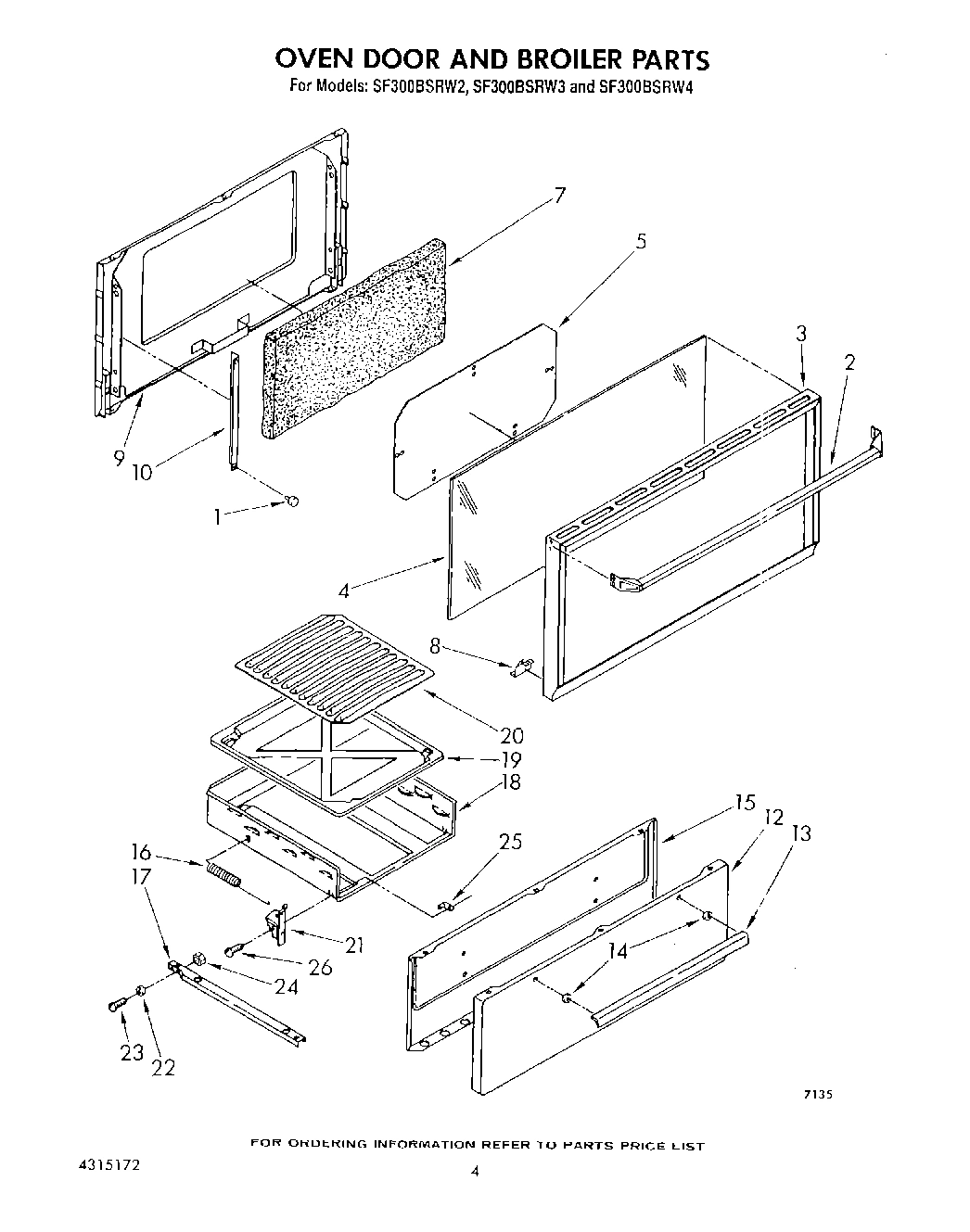 04 - OVEN DOOR AND BROILER