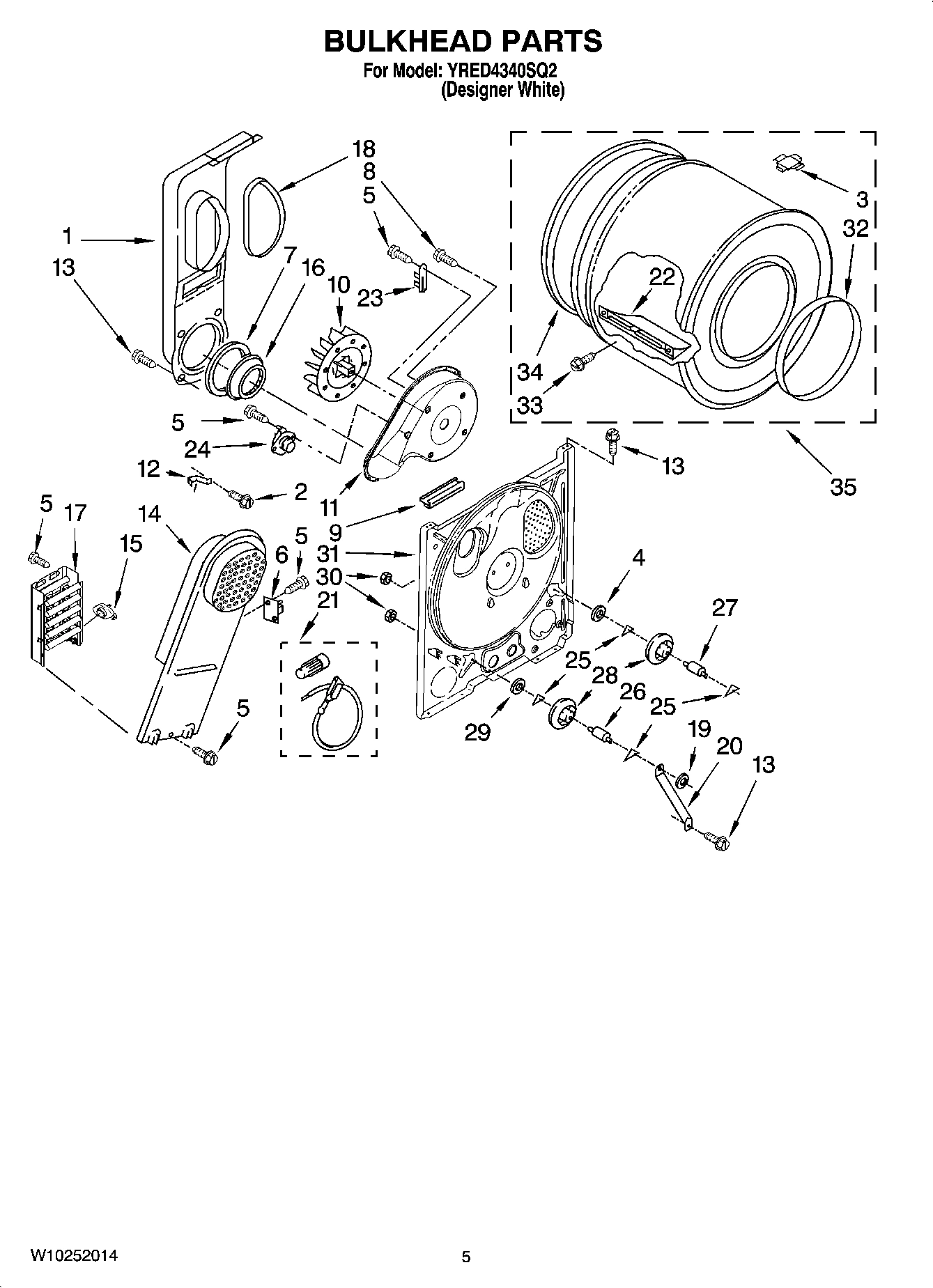 03 - BULKHEAD PARTS, OPTIONAL PARTS (NOT INCLUDED)