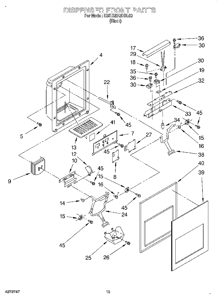 08 - DISPENSER FRONT