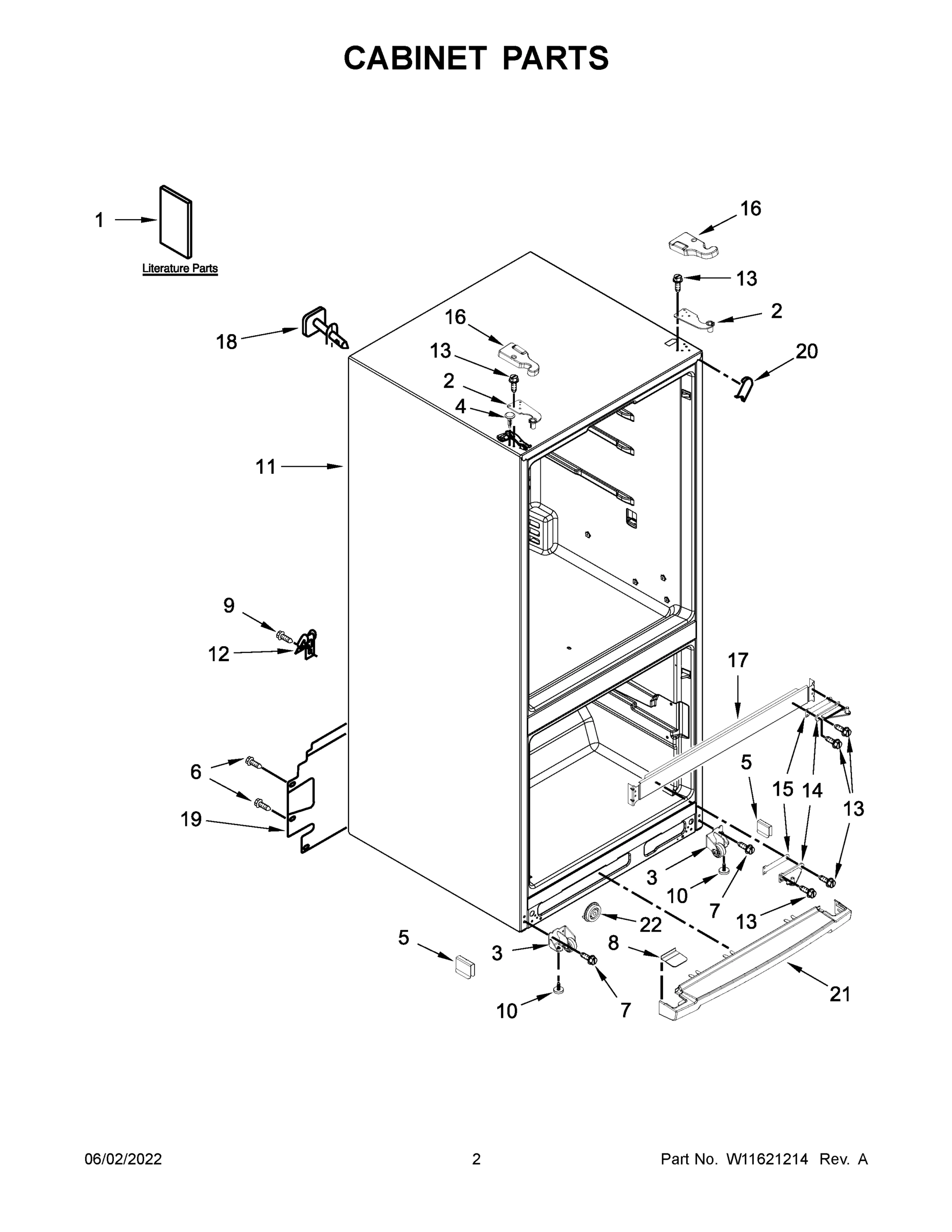 02 - CABINET PARTS