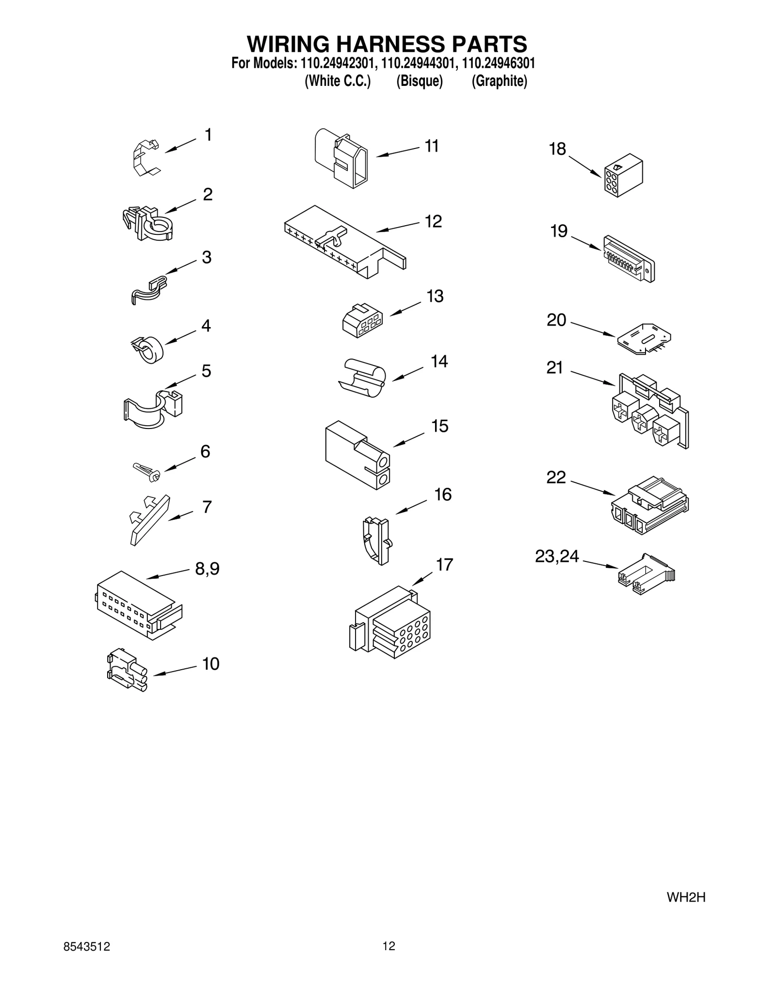WIRING HARNESS PARTS