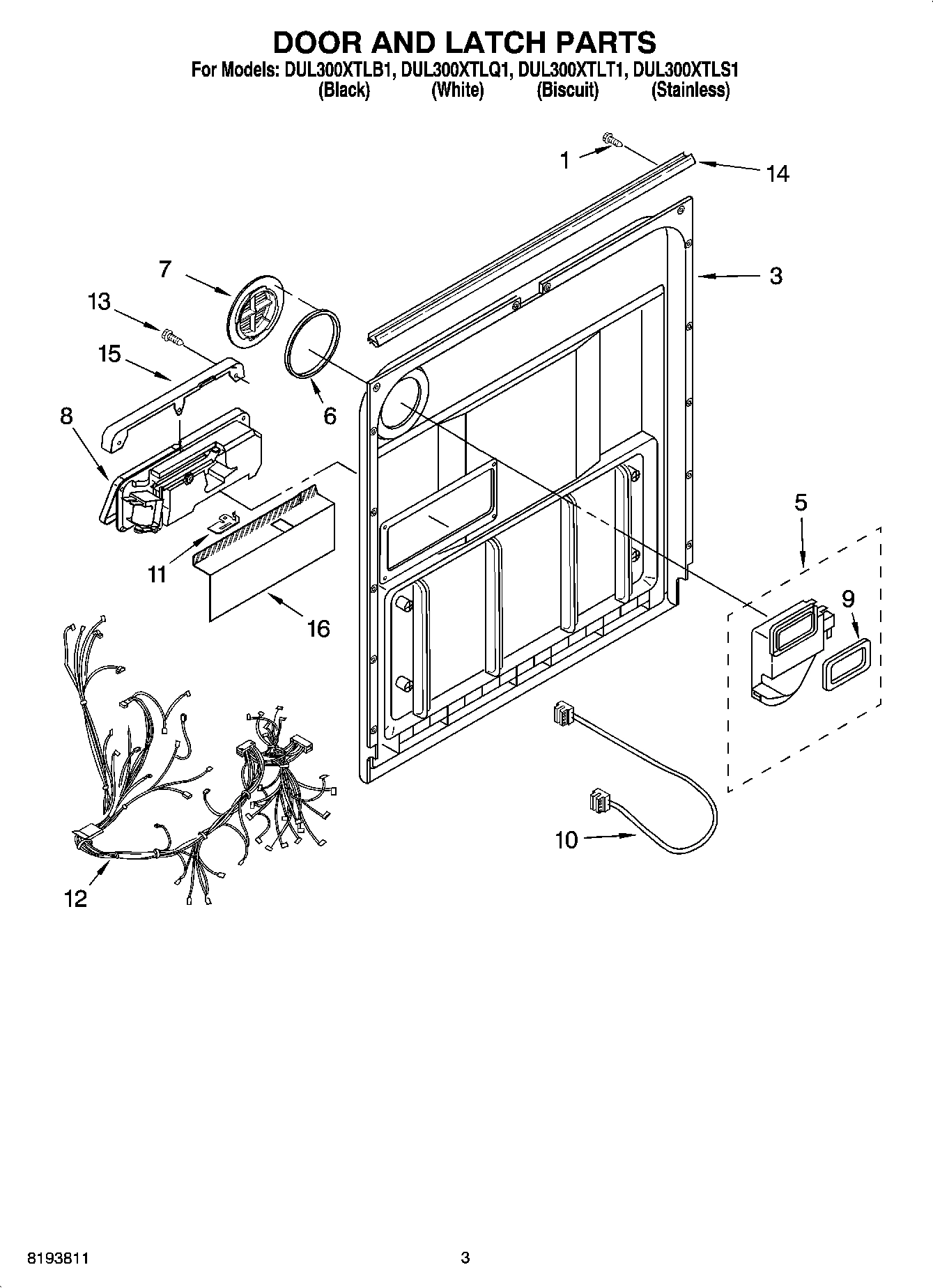03 - DOOR AND LATCH PARTS