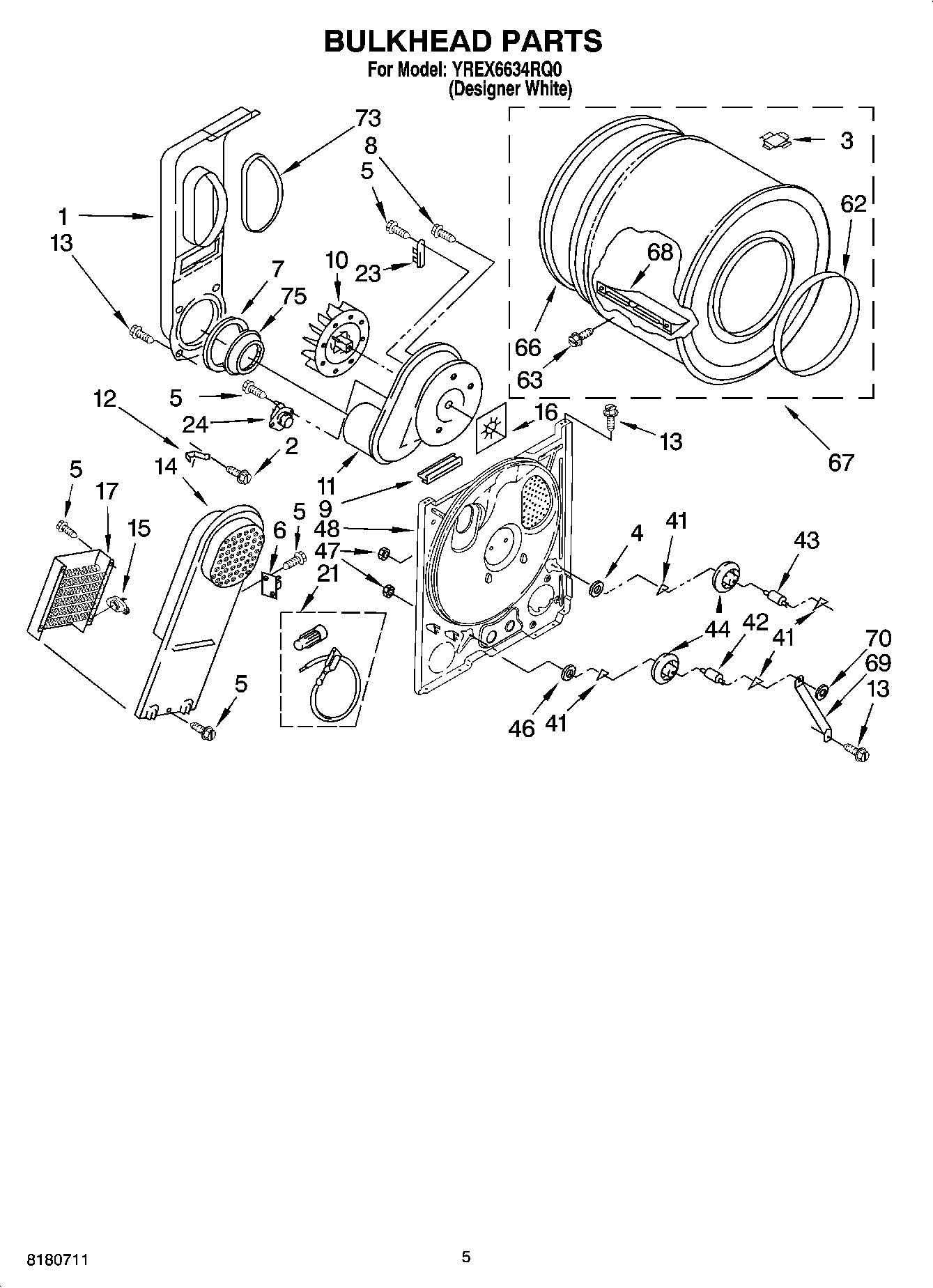 03 - BULKHEAD PARTS, OPTIONAL PARTS (NOT INCLUDED)