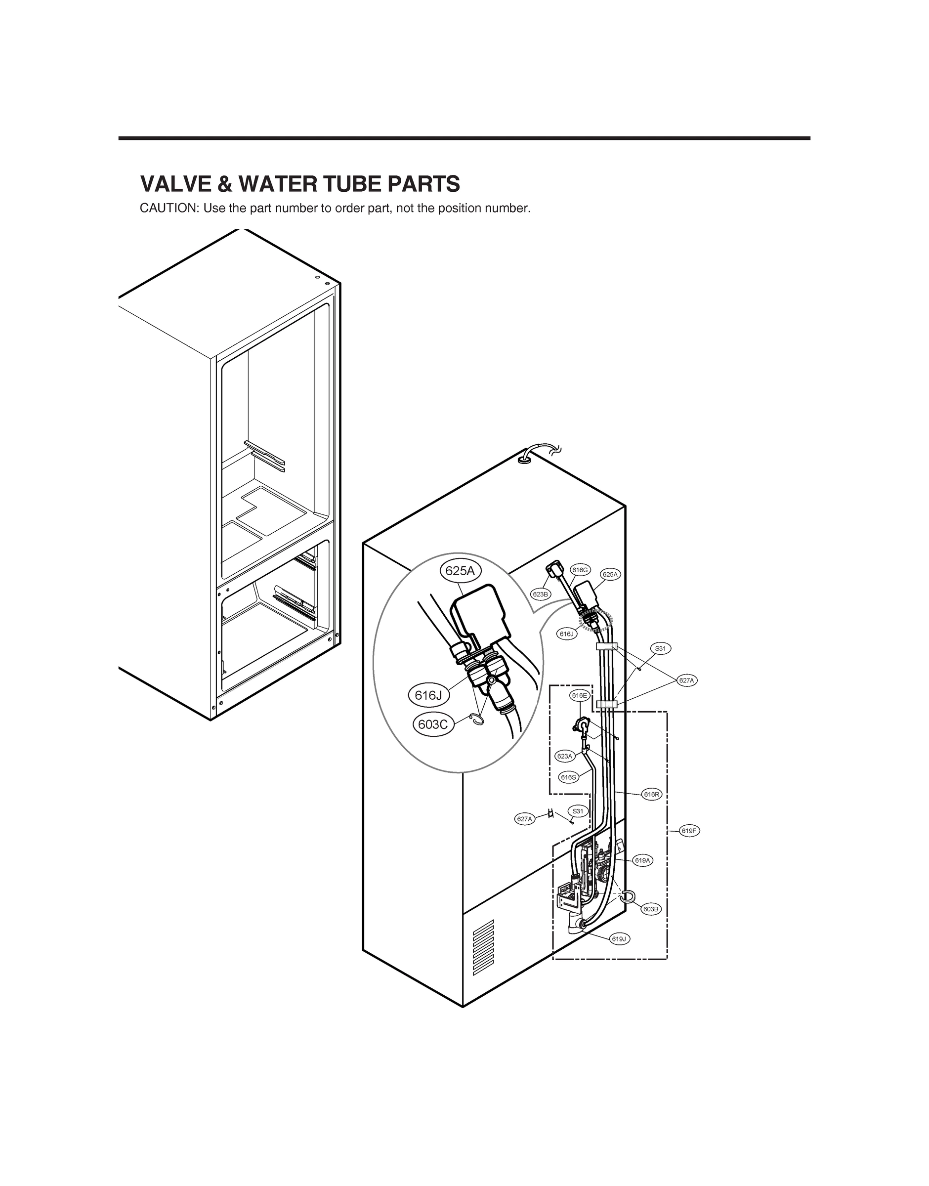 VALVE & WATER TUBE PARTS