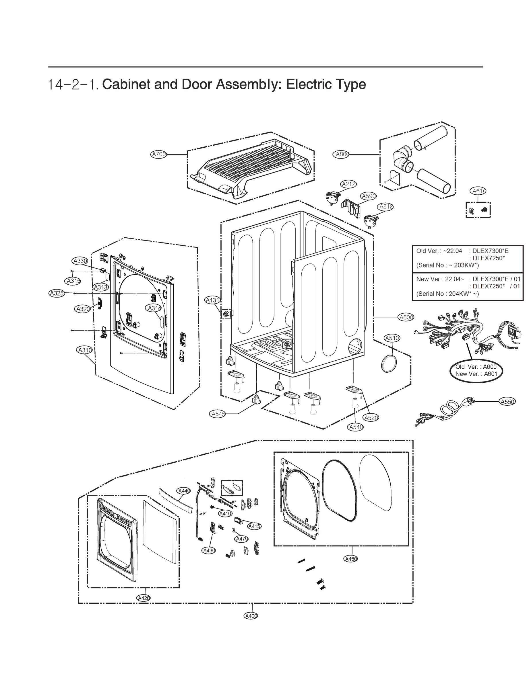 CABINET AND DOOR ASSEMBLY