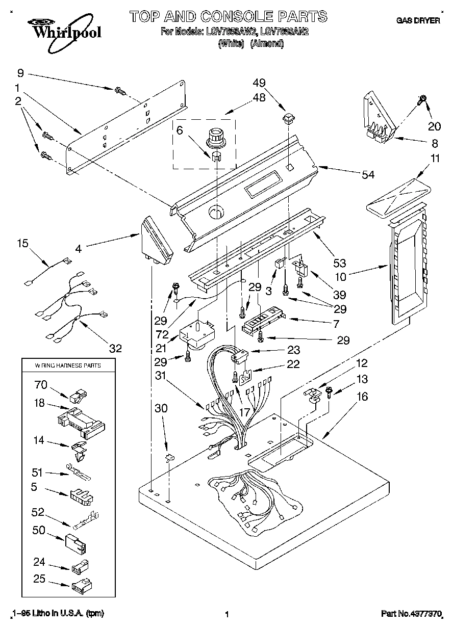 01 - TOP AND CONSOLE, LIT/OPTIONAL