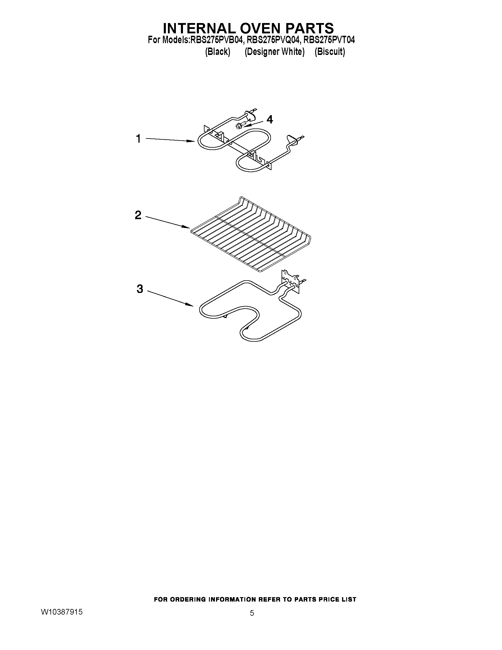 04 - INTERNAL OVEN PARTS