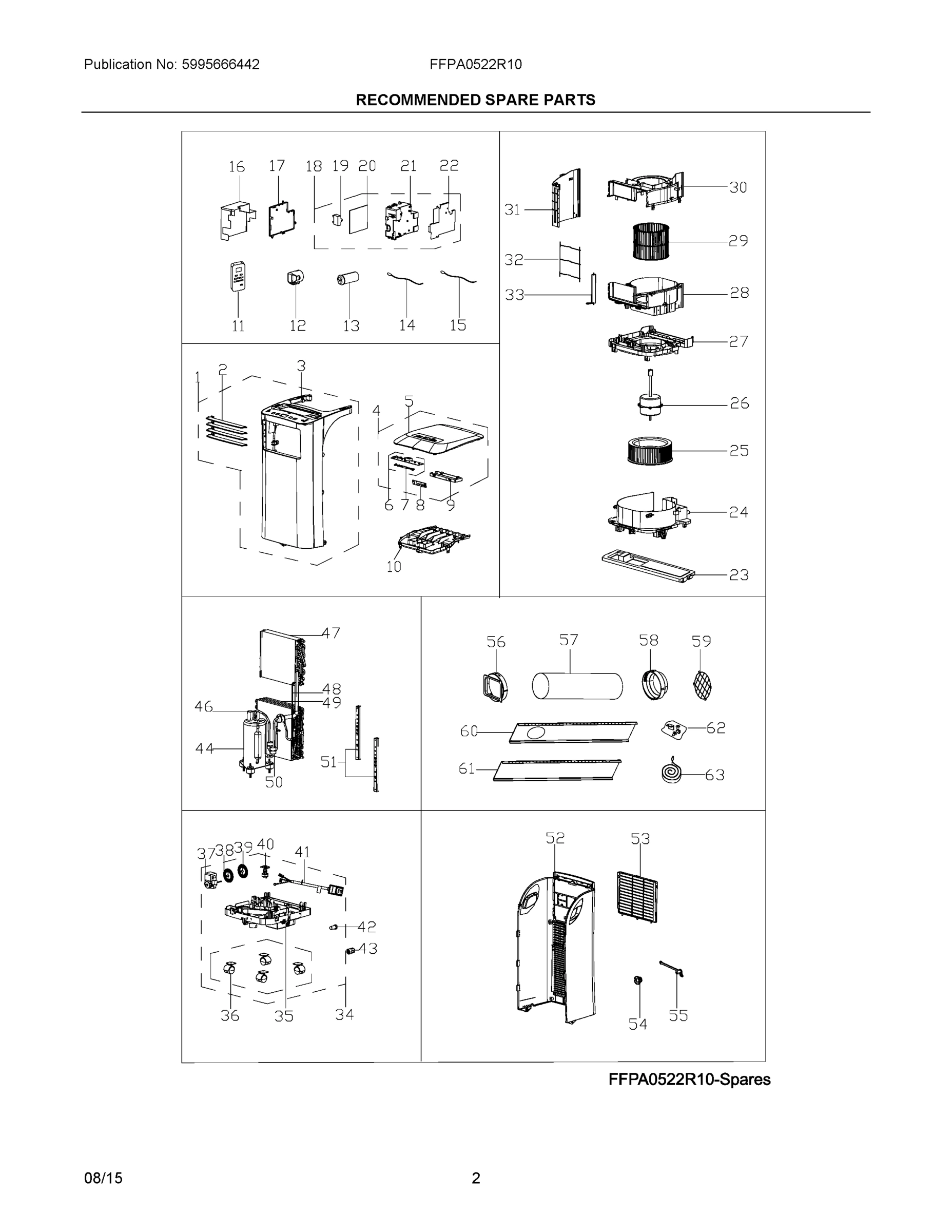 02 - RECOMMENDED SPARE PARTS