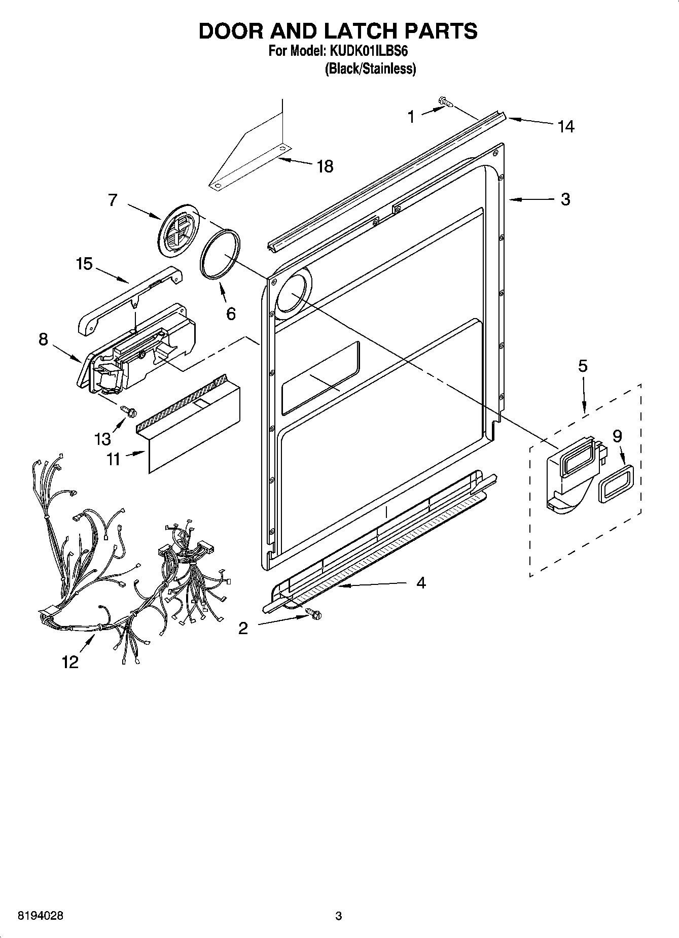 03 - DOOR AND LATCH PARTS