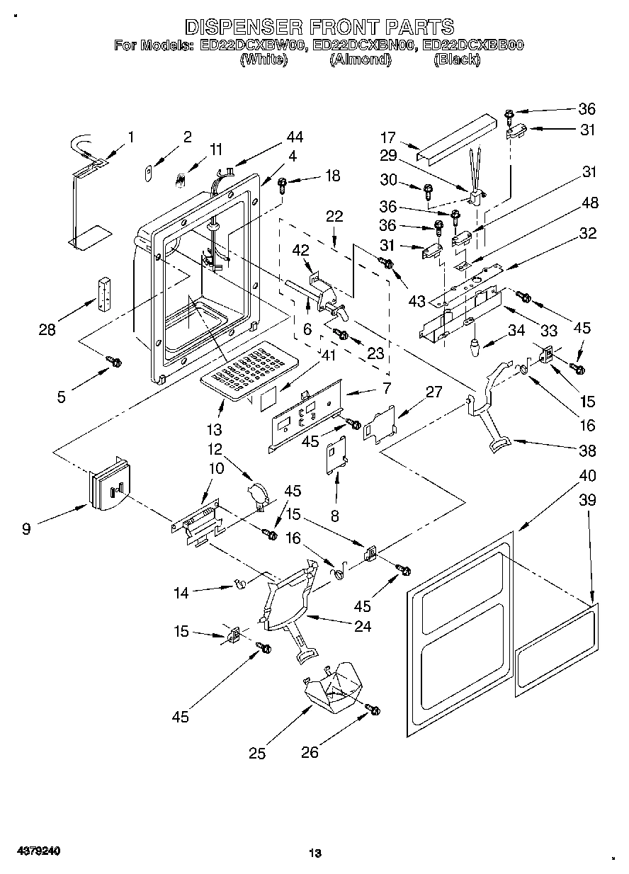 09 - DISPENSER FRONT
