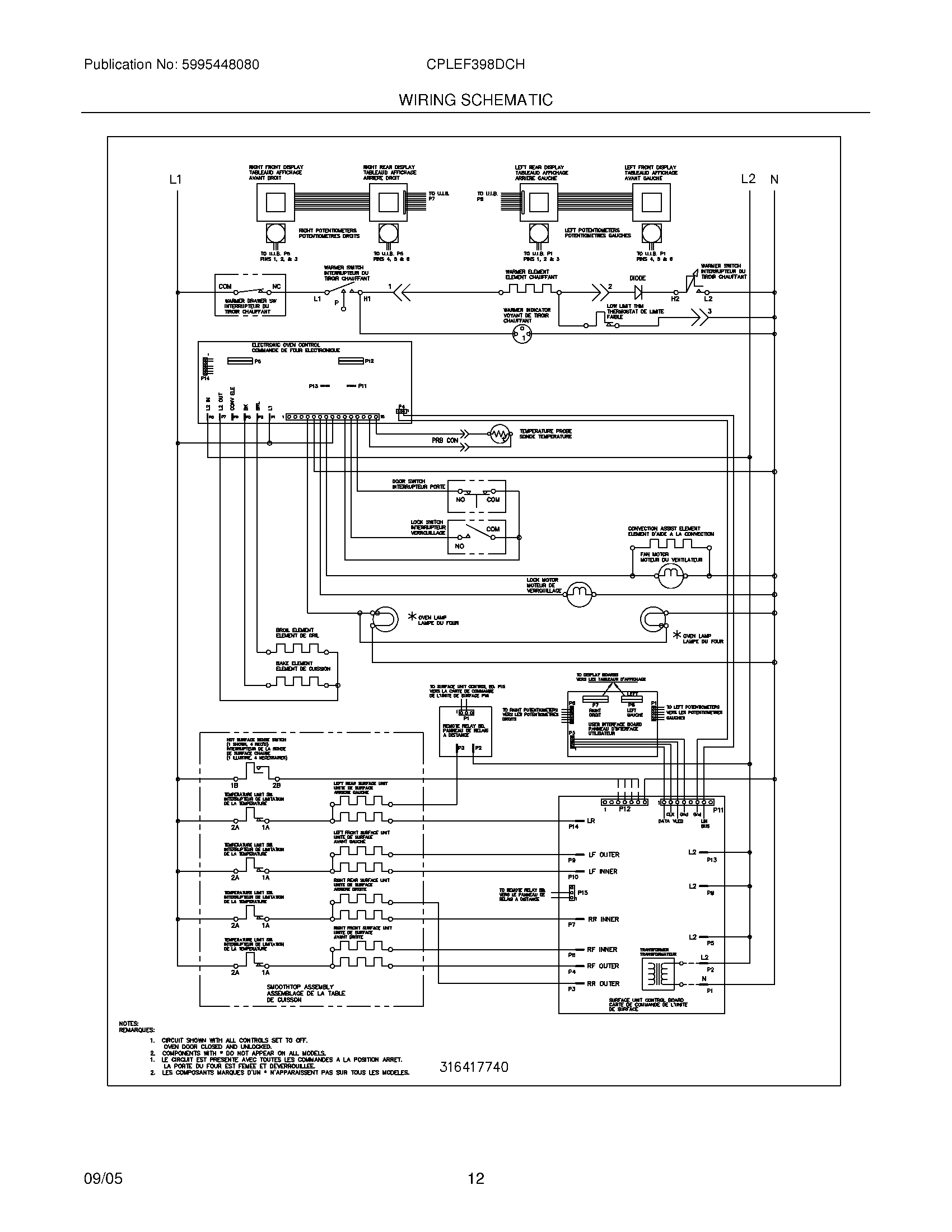 12 - WIRING SCHEMATIC