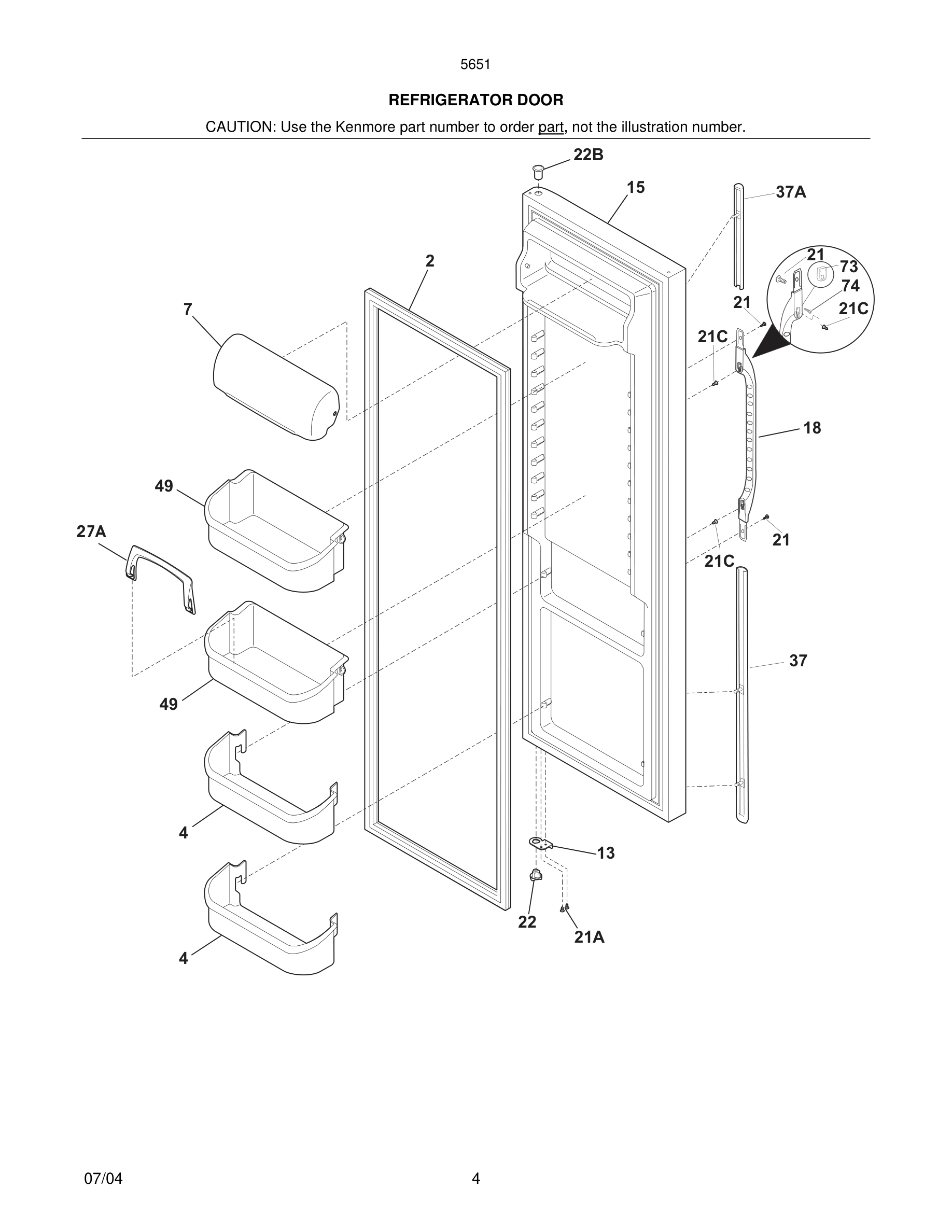 05 - REFRIGERATOR DOOR