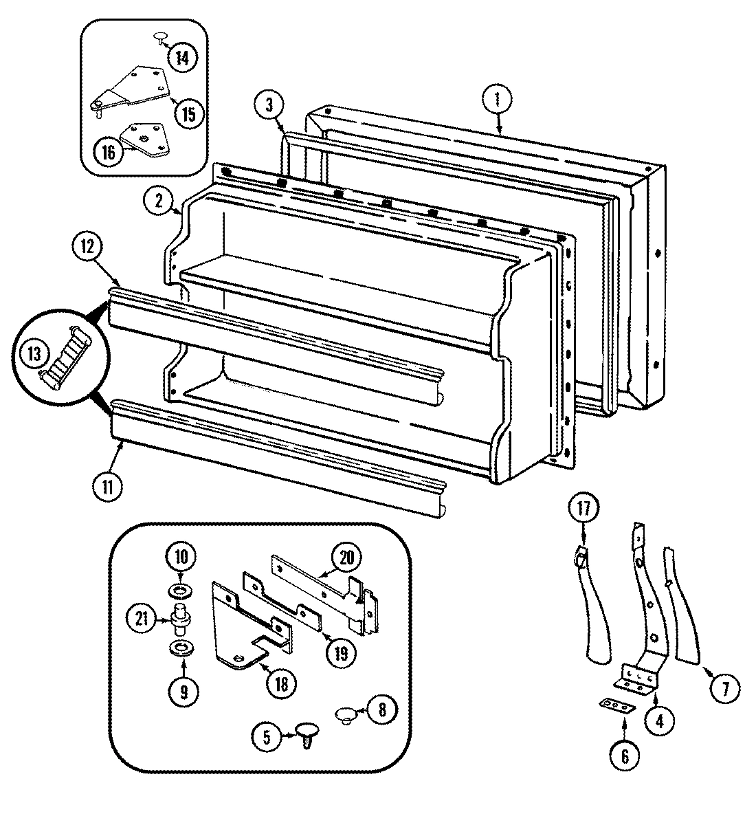 02 - FREEZER DOOR