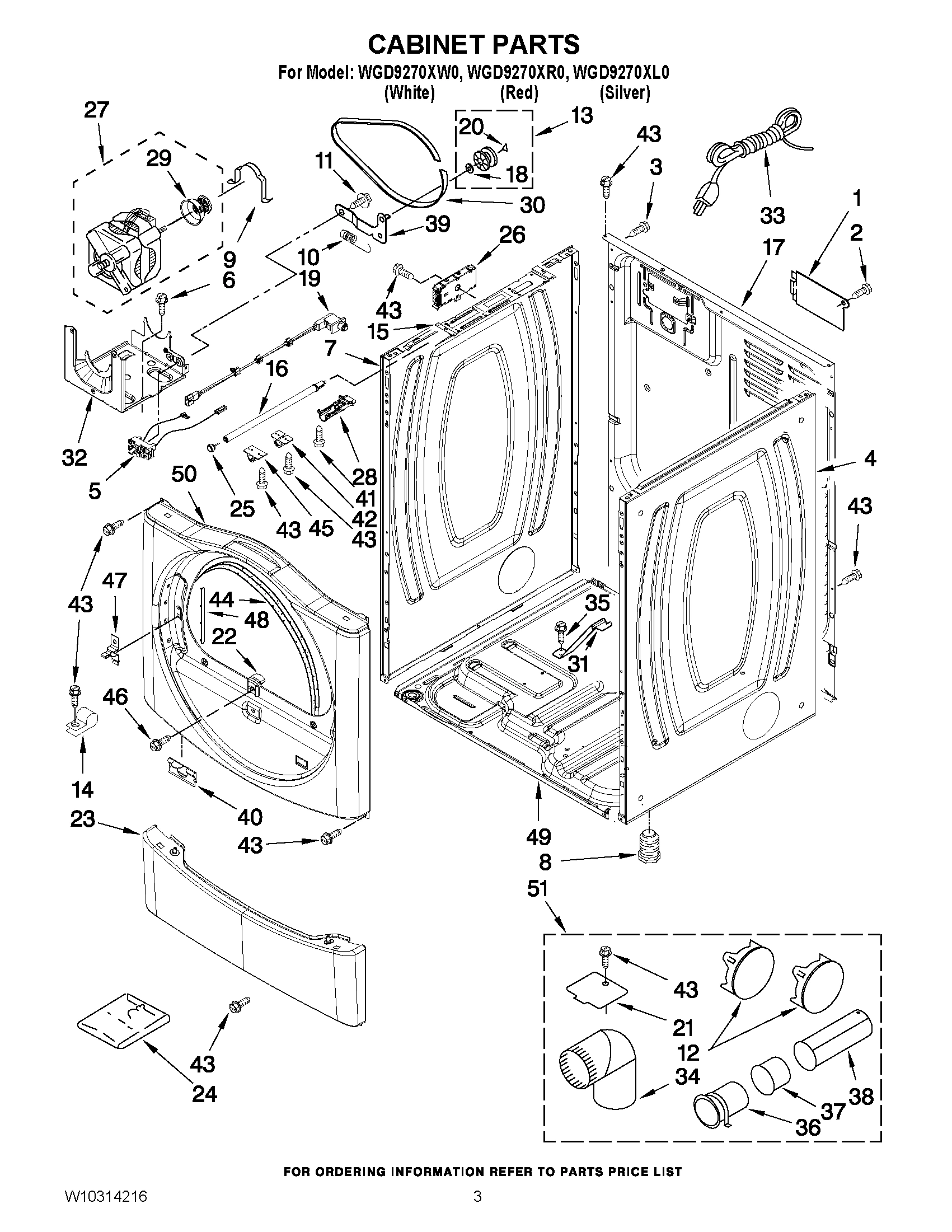 02 - CABINET PARTS