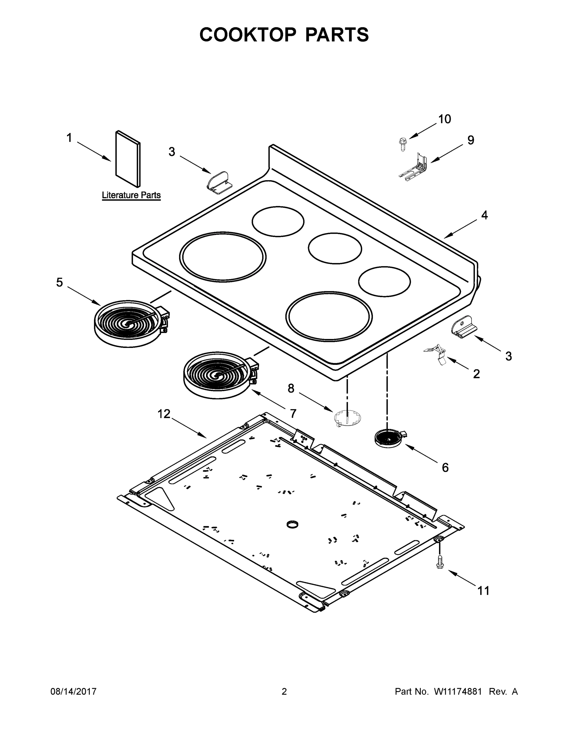 02 - COOKTOP PARTS
