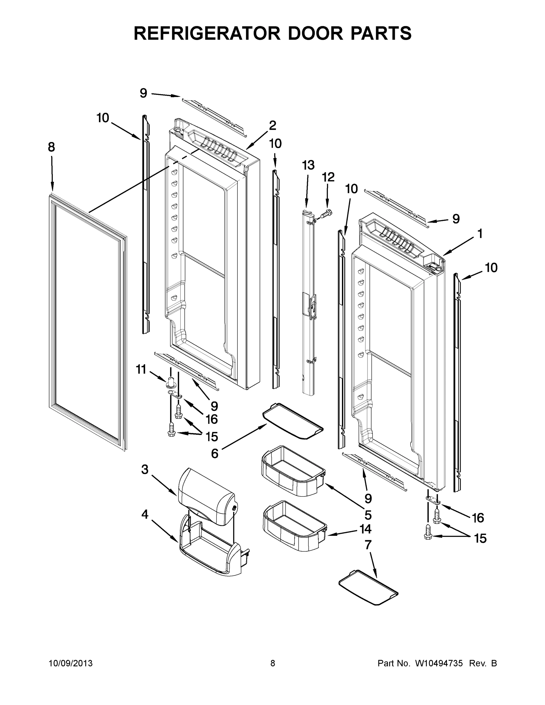 05 - REFRIGERATOR DOOR PARTS