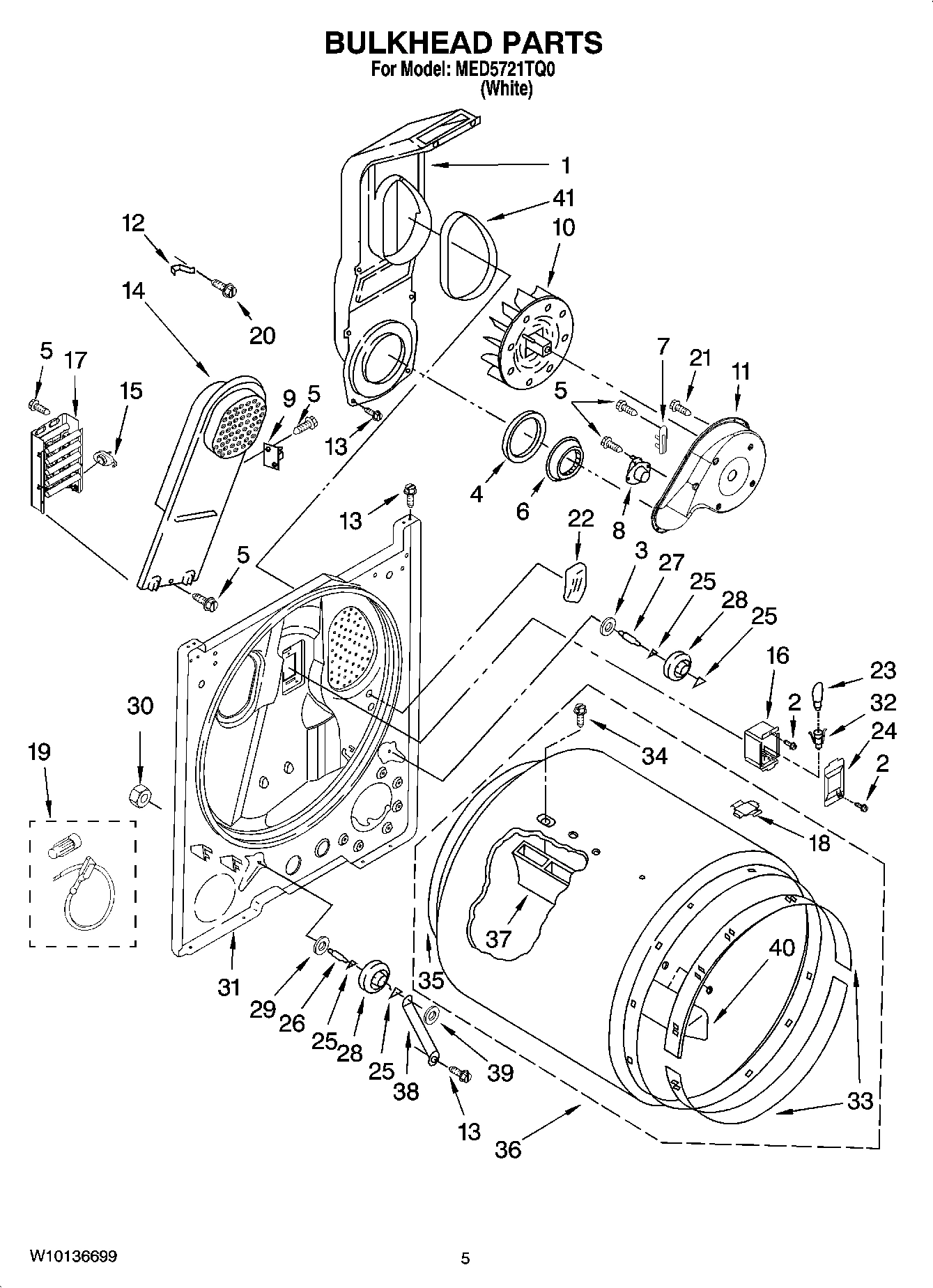 03 - BULKHEAD PARTS, OPTIONAL PARTS (NOT INCLUDED)
