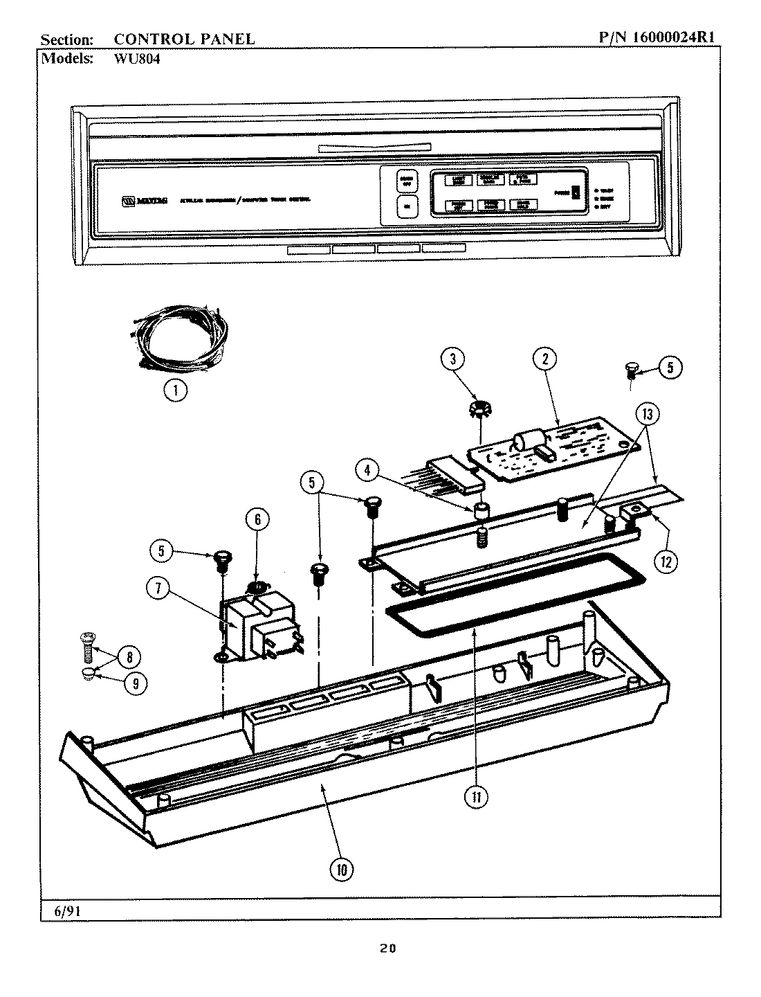02 - CONTROL PANEL (WU804)