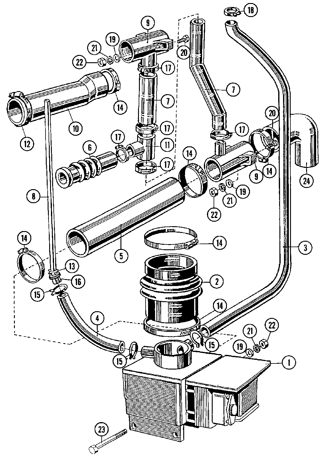 09 - DRAIN & HOSE ASSEMBLY