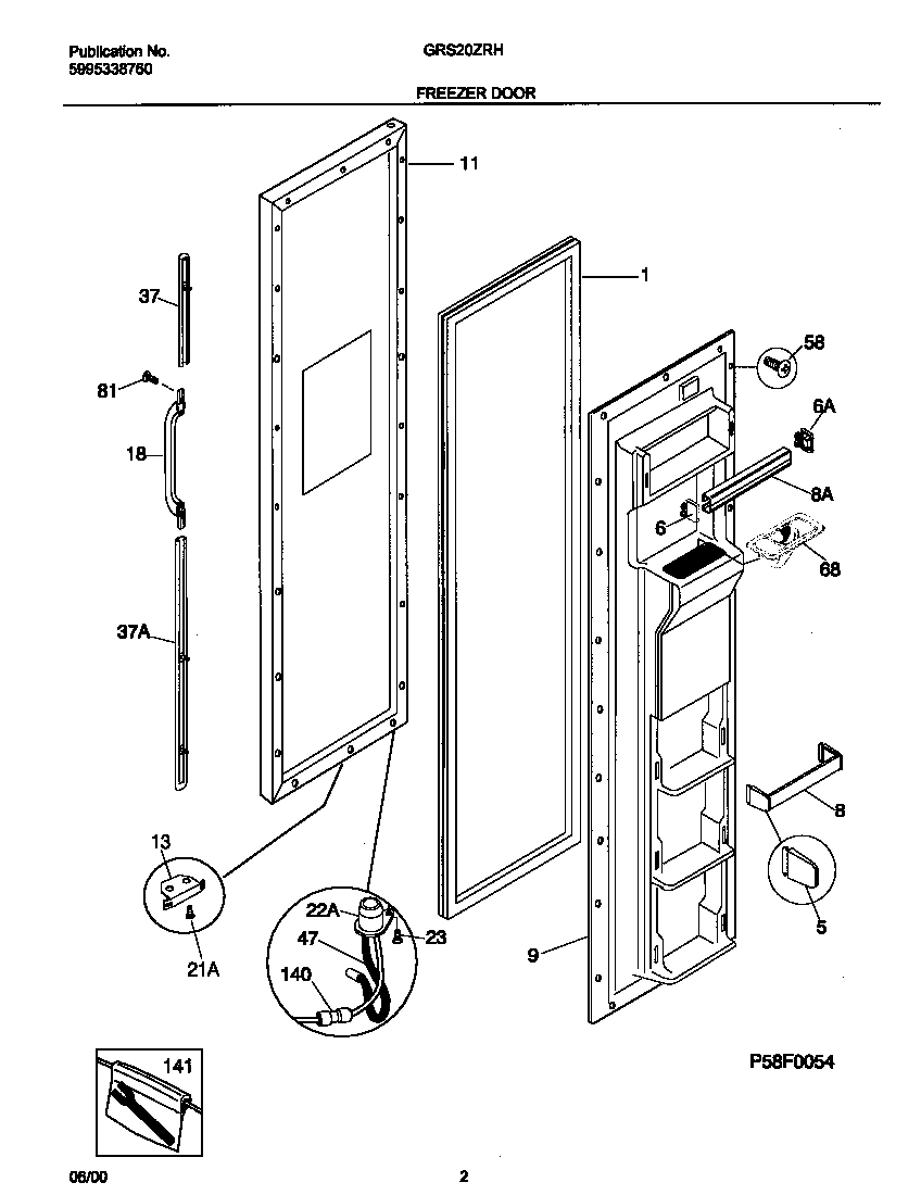 02 - FREEZER DOOR