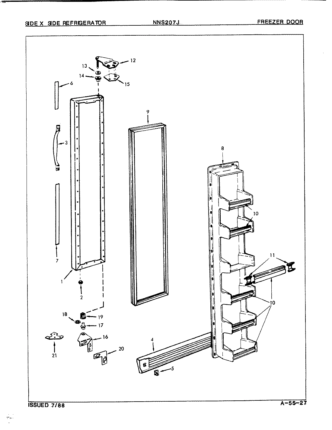 02 - FREEZER DOOR