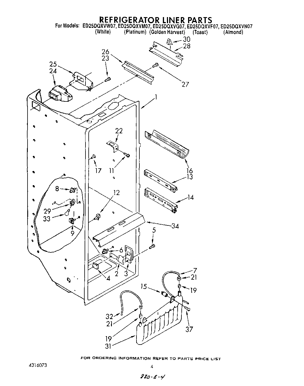 03 - REFRIGERATOR LINER