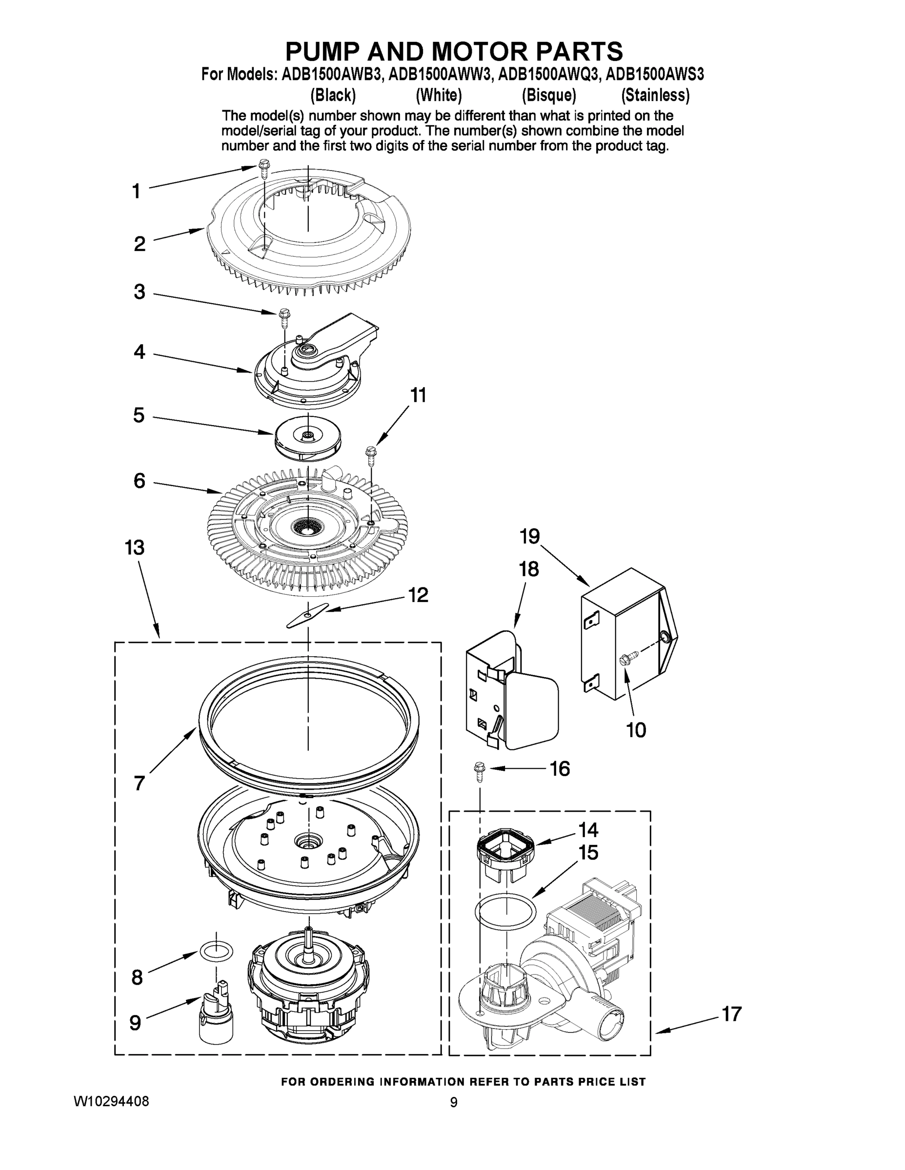 08 - PUMP AND MOTOR PARTS