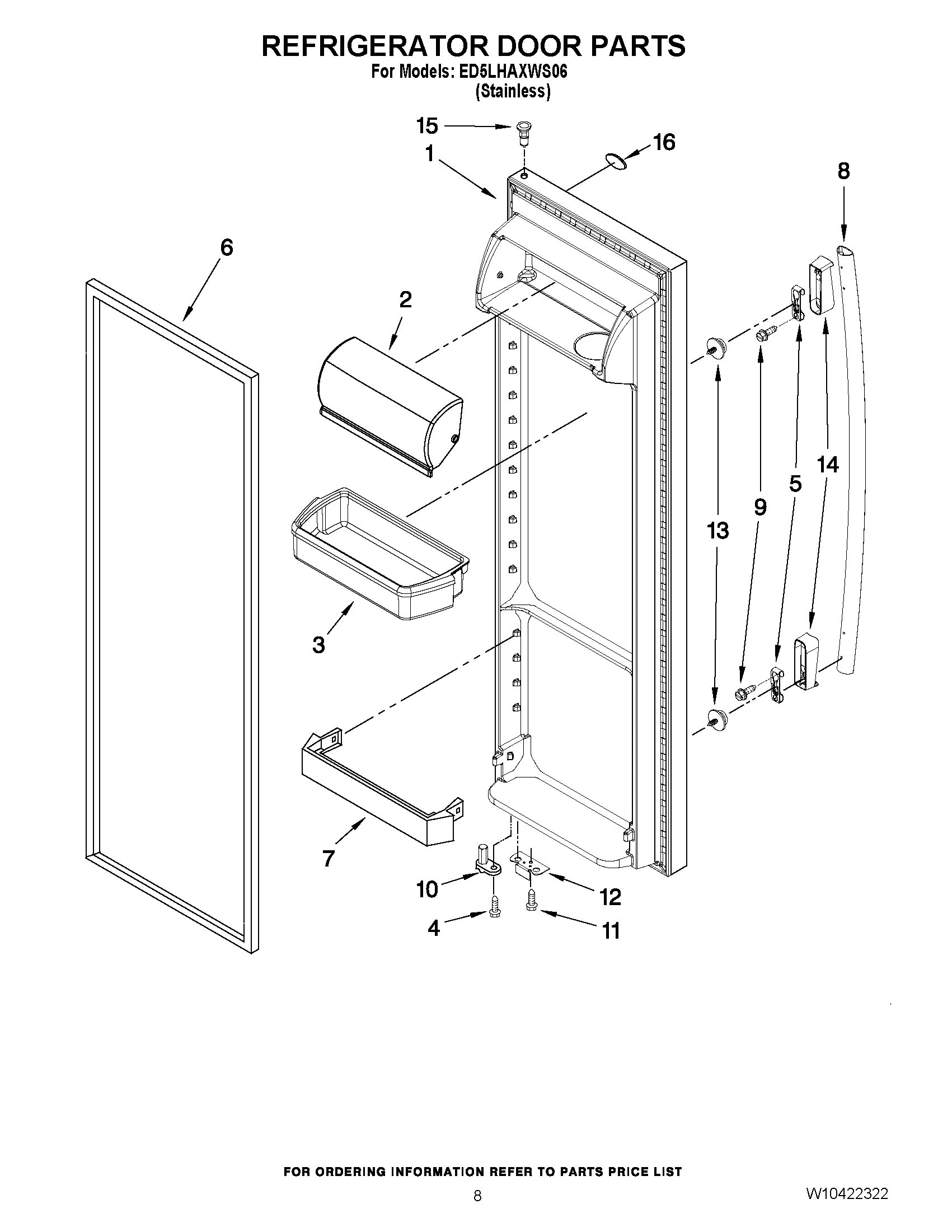 06 - REFRIGERATOR DOOR PARTS