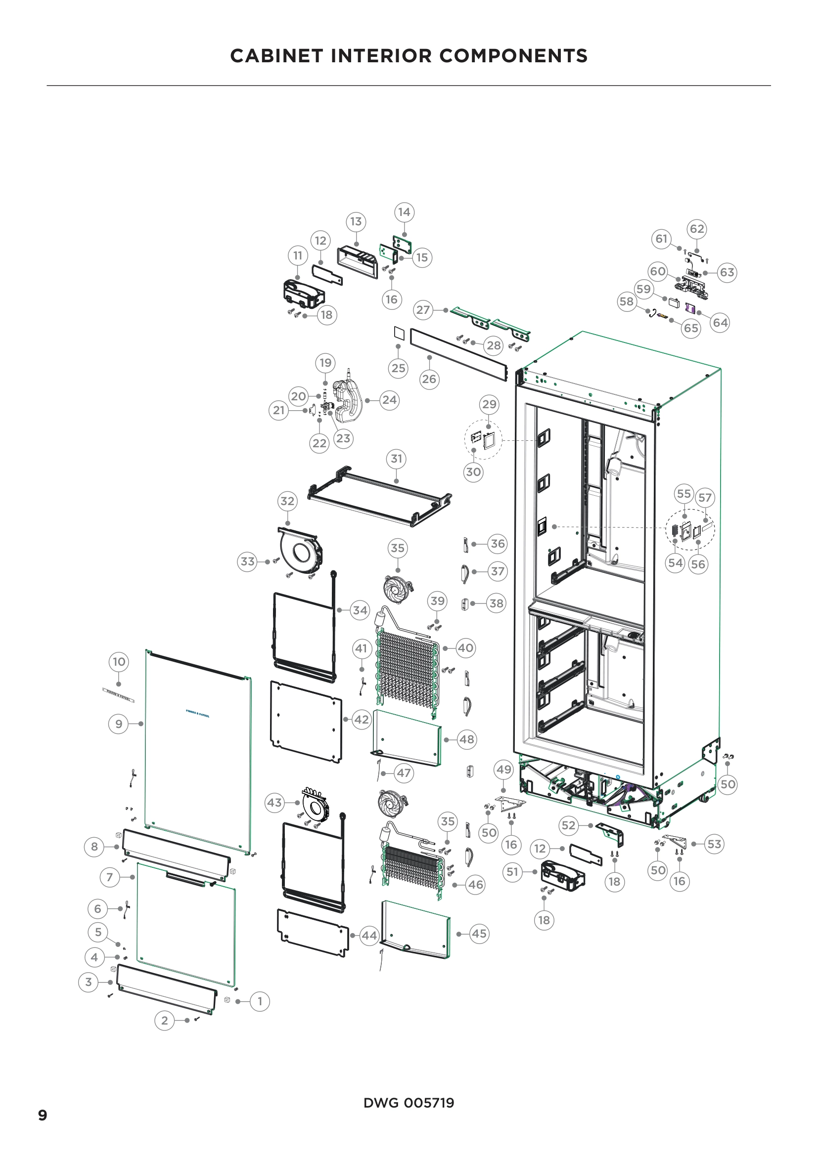 CABINET INTERIOR COMPONENTS