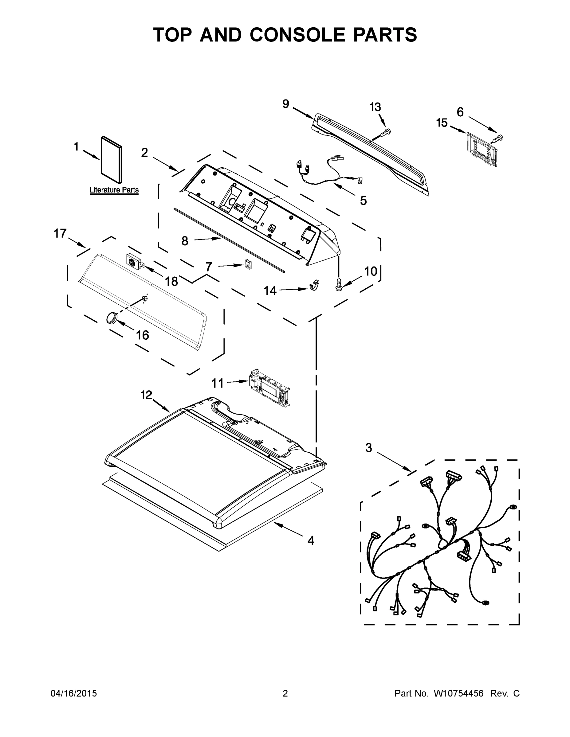 02 - TOP AND CONSOLE PARTS