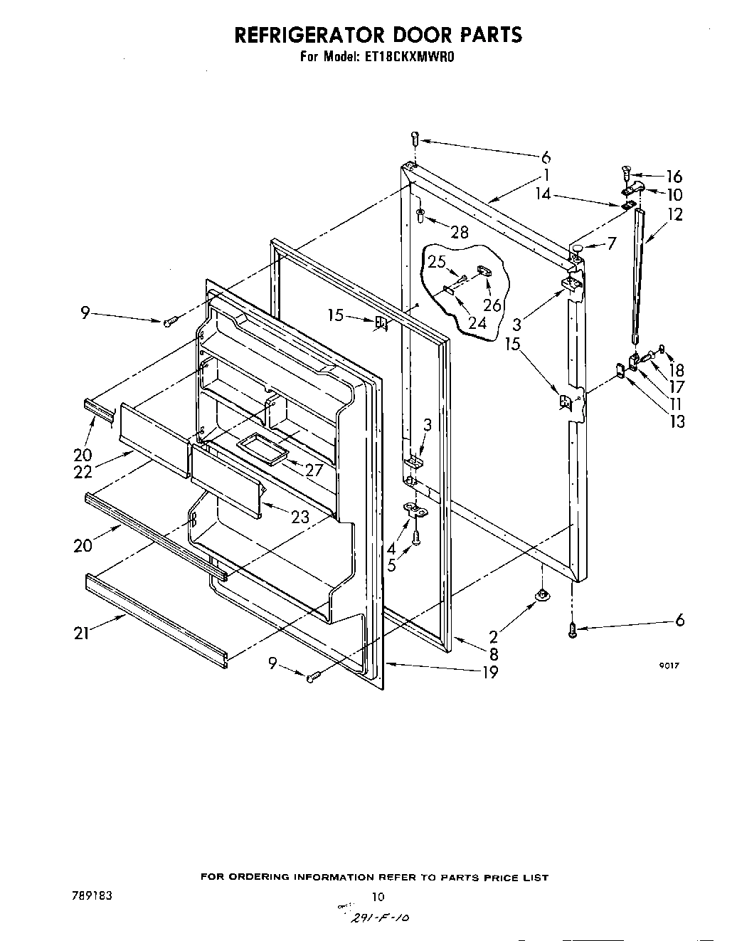 08 - REFRIGERATOR DOOR , MISCELLANEOUS
