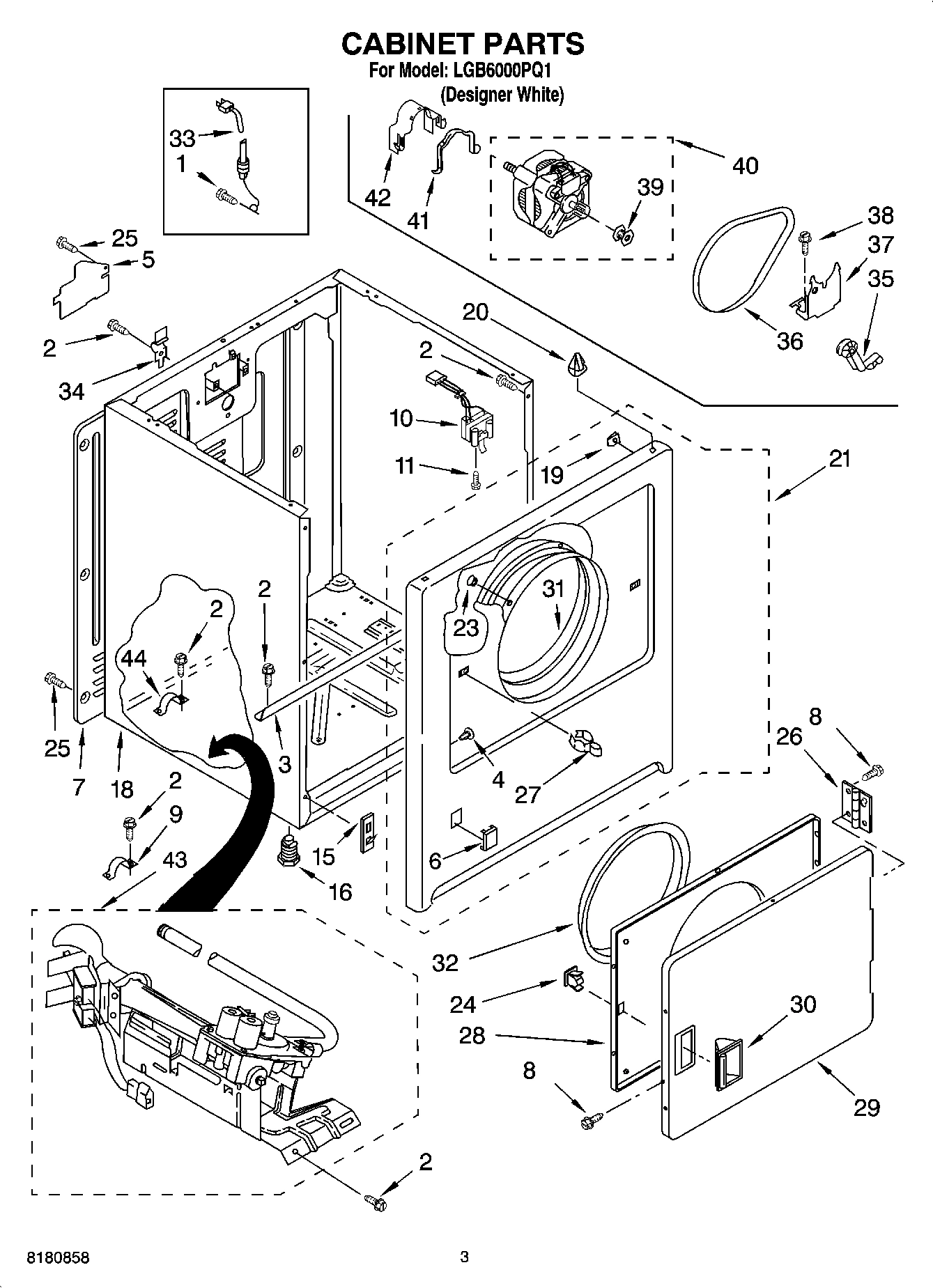 02 - CABINET PARTS