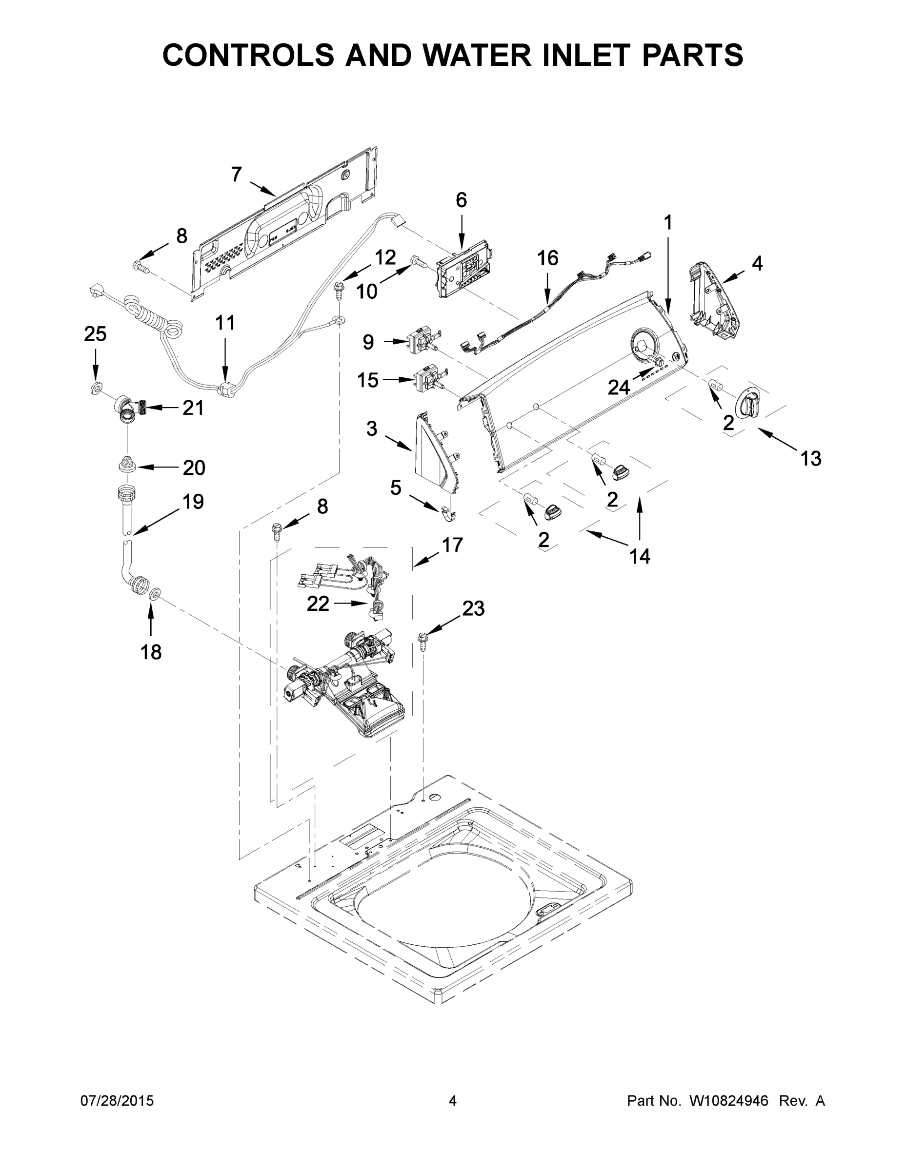 03 - CONTROLS AND WATER INLET PARTS