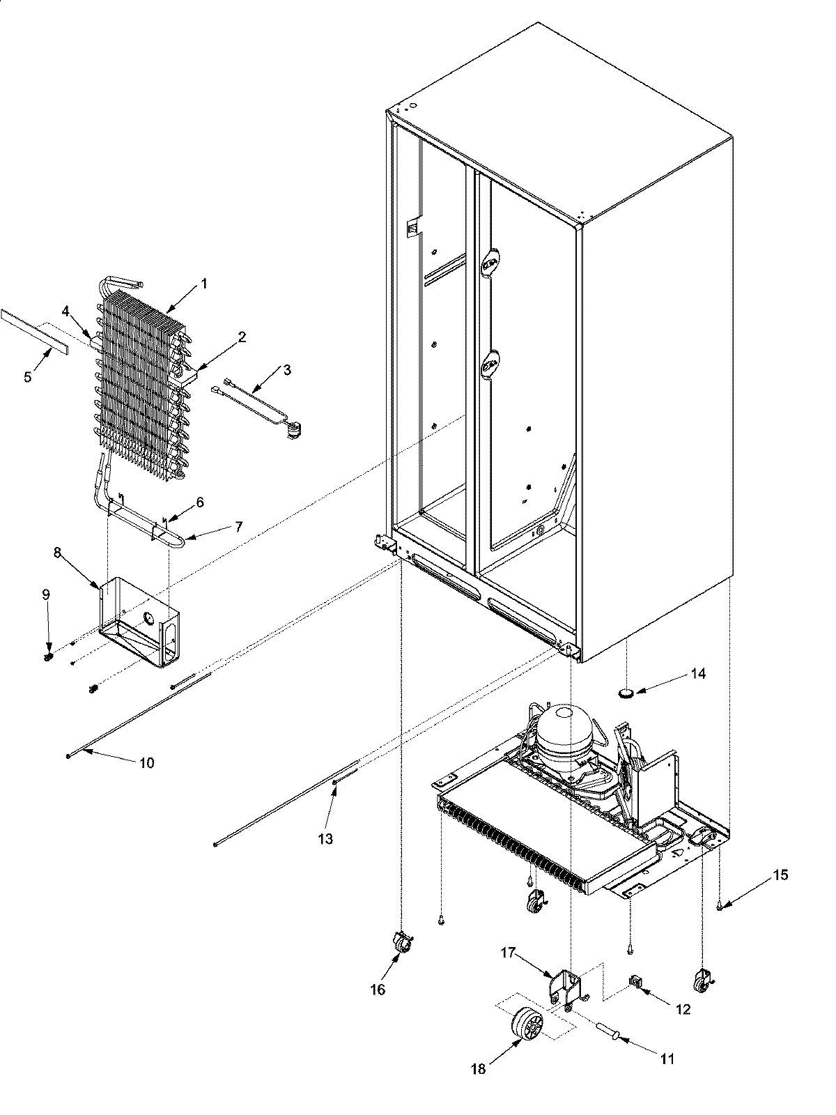 06 - EVAPORATOR ASSY AND ROLLERS