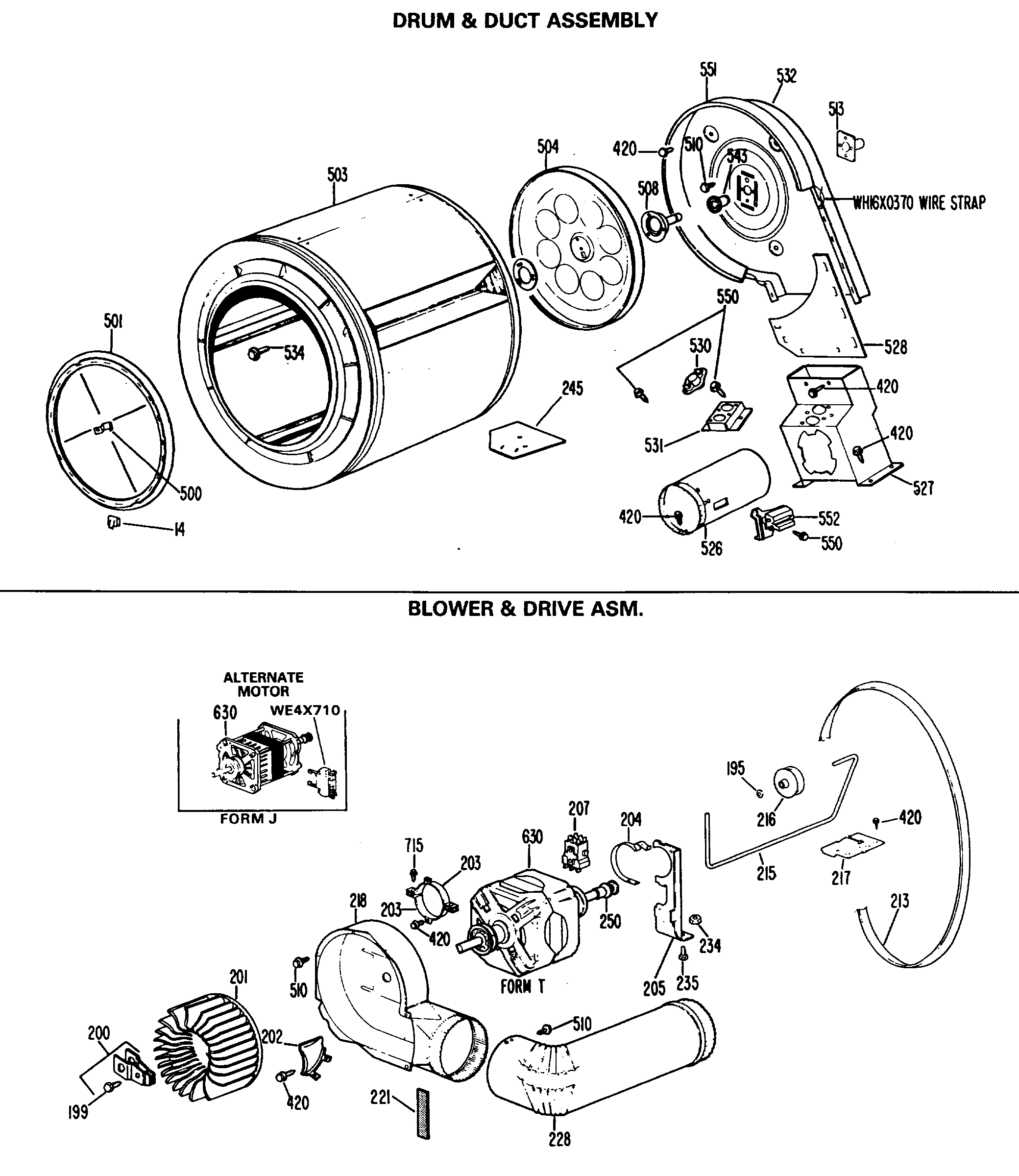 DRUM & DUCT ASSEMBLY