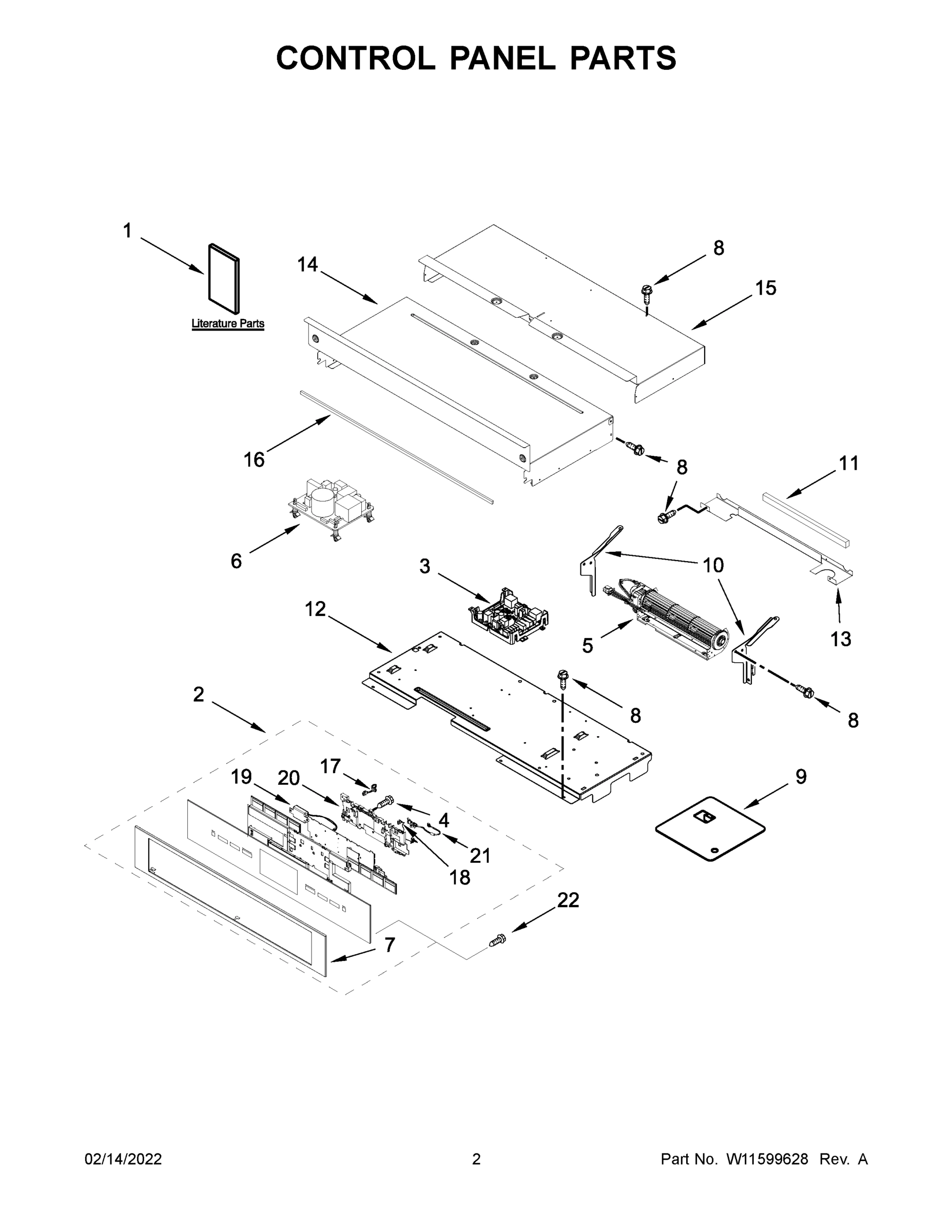 02 - CONTROL PANEL PARTS