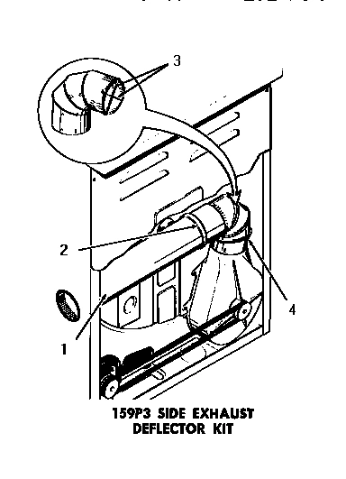 02 - 159P3 SIDE EXHAUST DEFLECTOR KIT