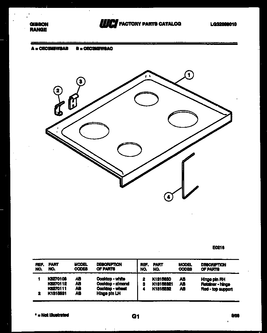 03 - COOKTOP PARTS