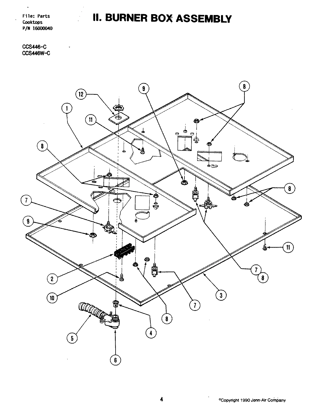 01 - BURNER BOX ASSEMBLY